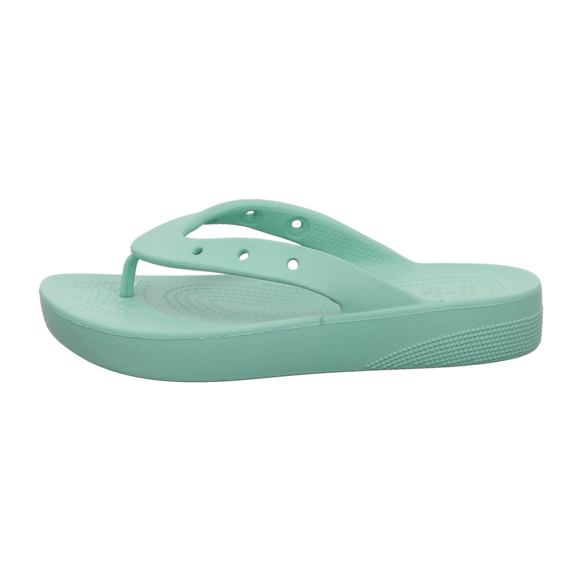 Crocs Women's Green Flip Flops - Comfortable & Stylish Beachwear