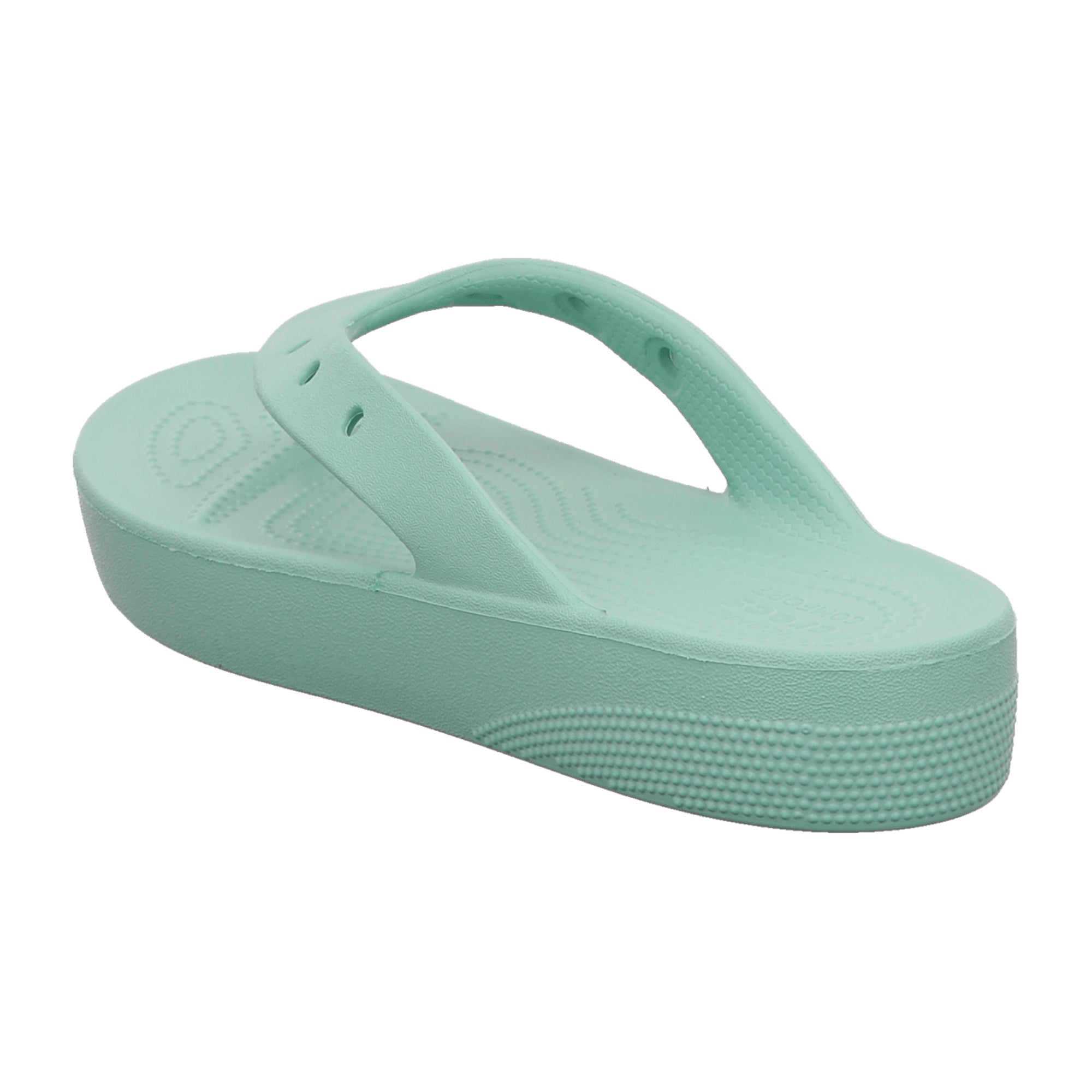 Crocs Women's Green Flip Flops - Comfortable & Stylish Beachwear