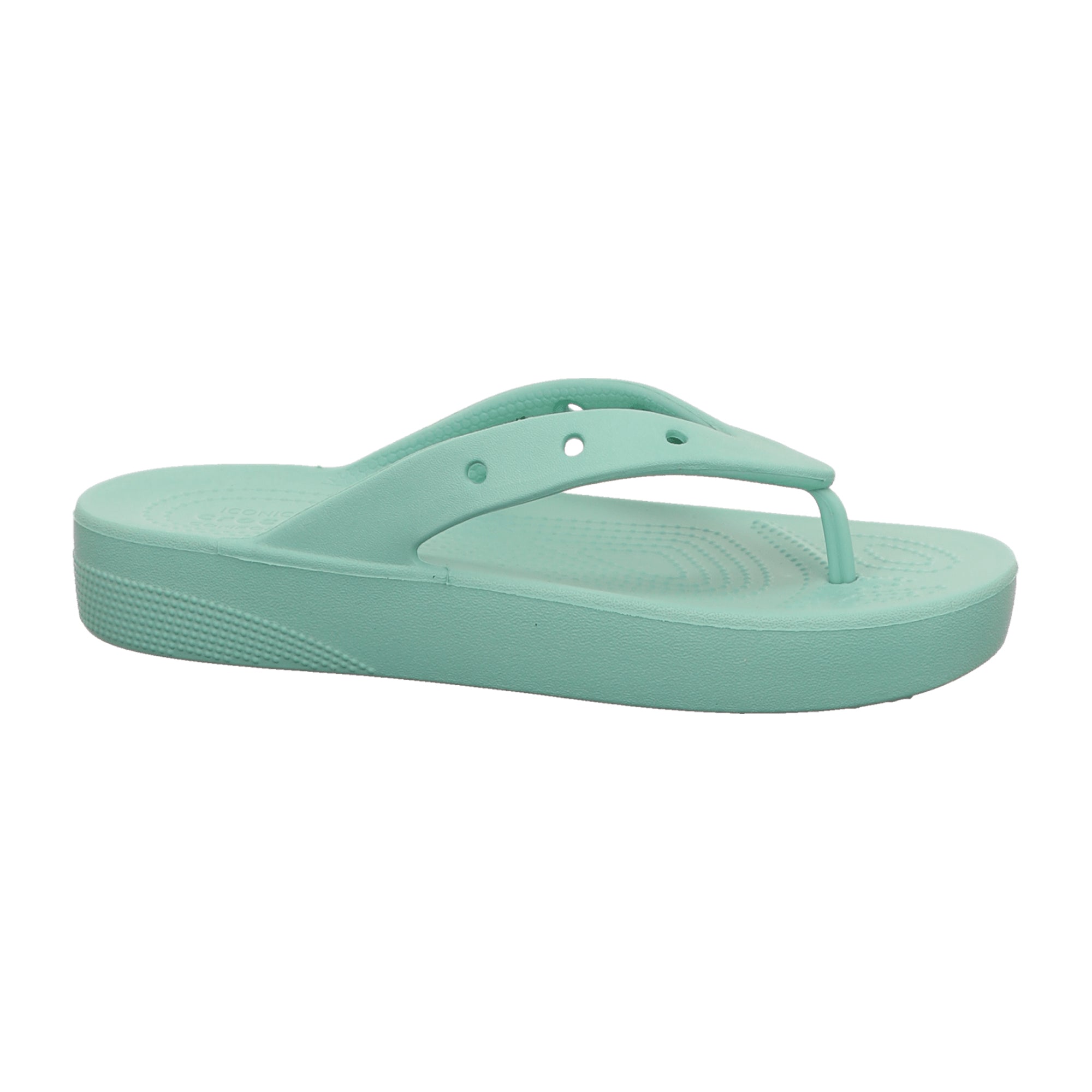Crocs Women's Green Flip Flops - Comfortable & Stylish Beachwear