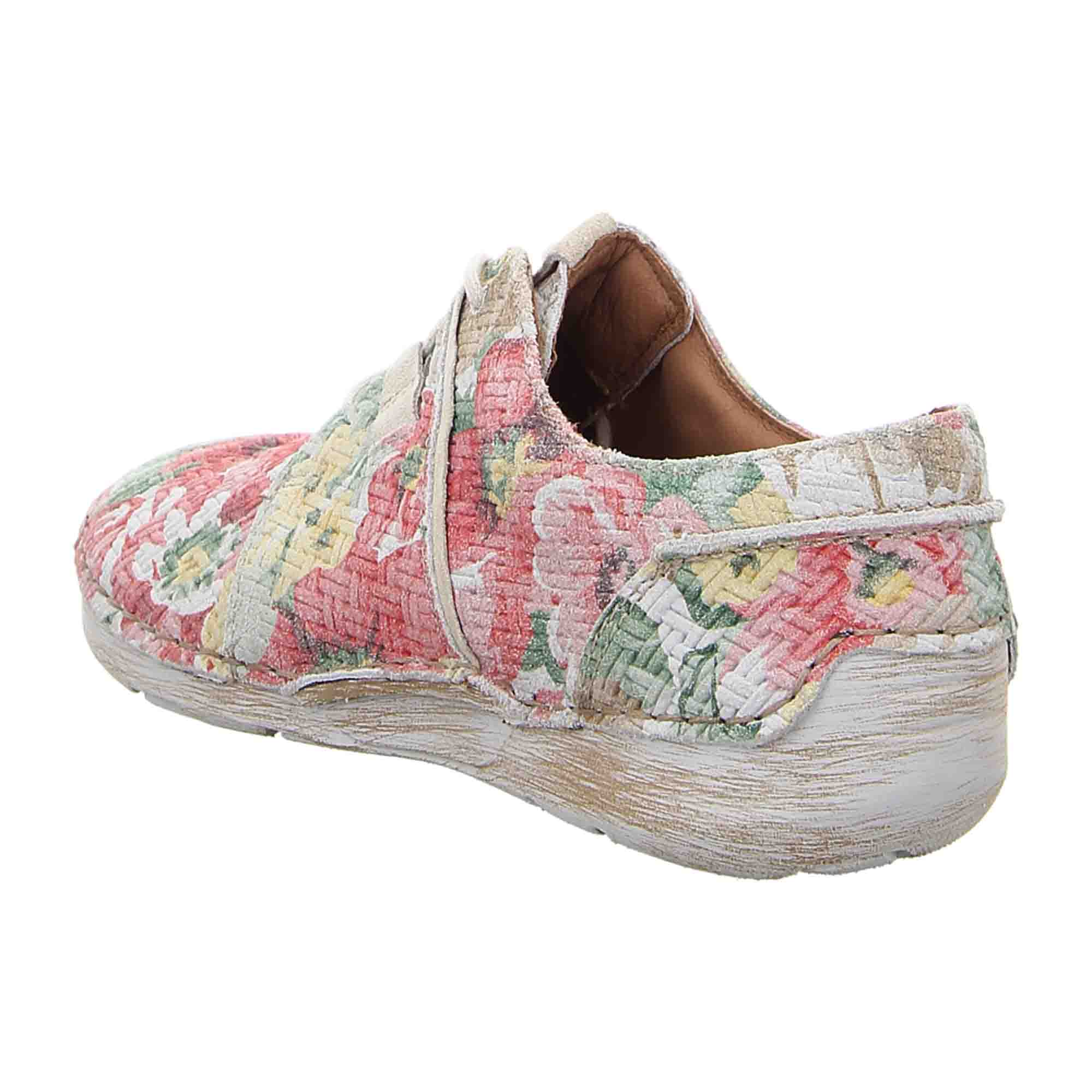 Josef Seibel Shoes Fergey 91 Colorful Floral Design for Women in Pink