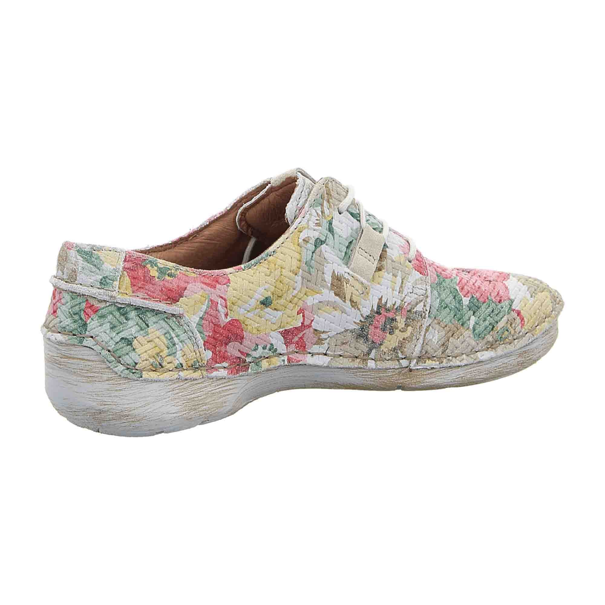Josef Seibel Shoes Fergey 91 Colorful Floral Design for Women in Pink