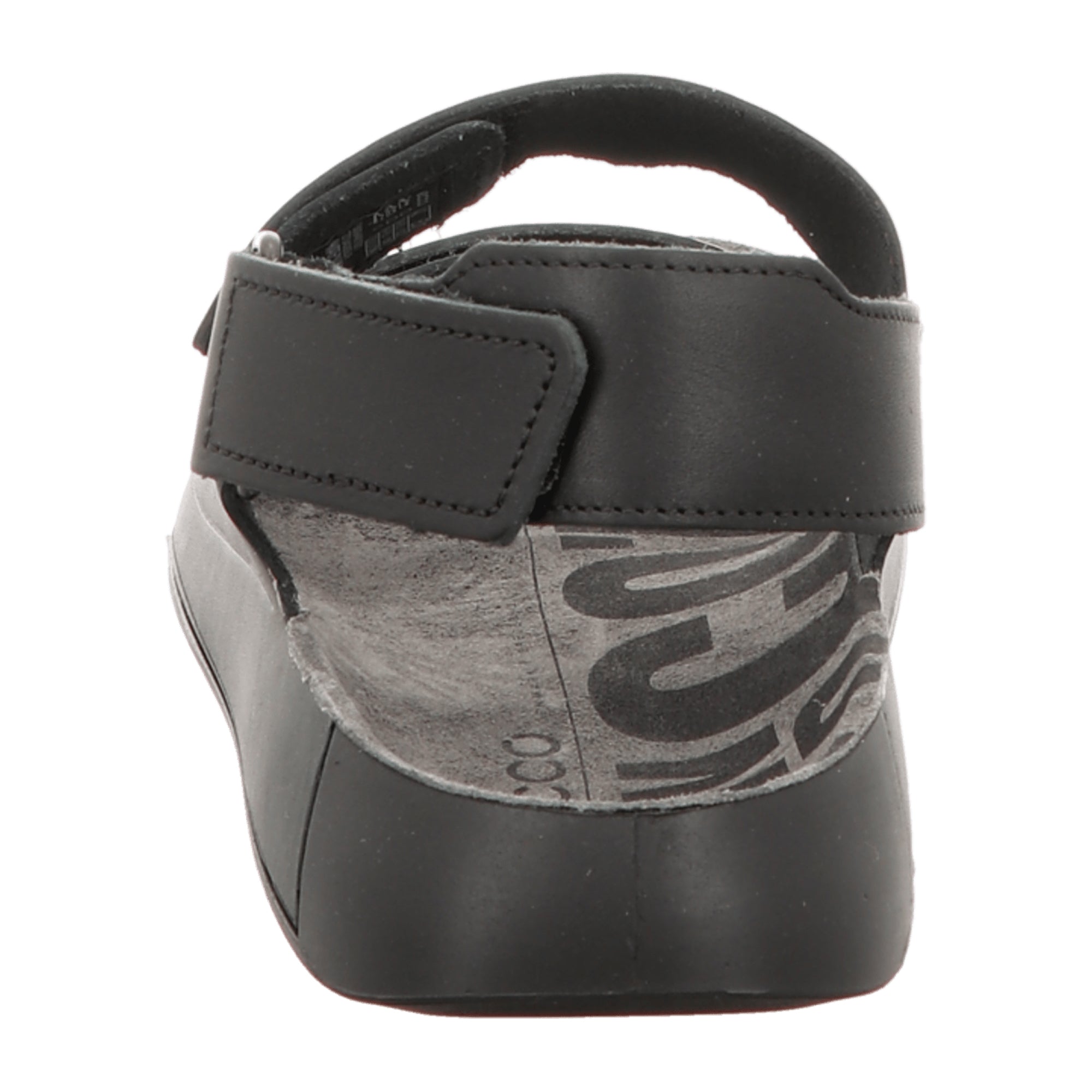 Ecco Cozmo Men's Sandal - Black Velcro Sporty & Comfortable - Style 500944