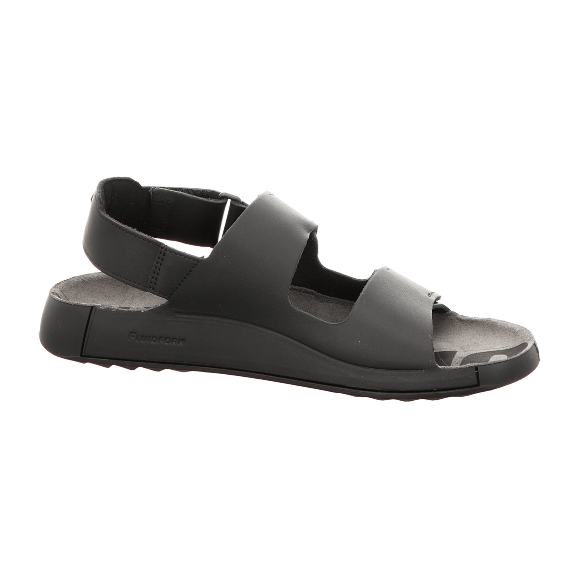 Ecco Cozmo Men's Sandal - Black Velcro Sporty & Comfortable - Style 500944
