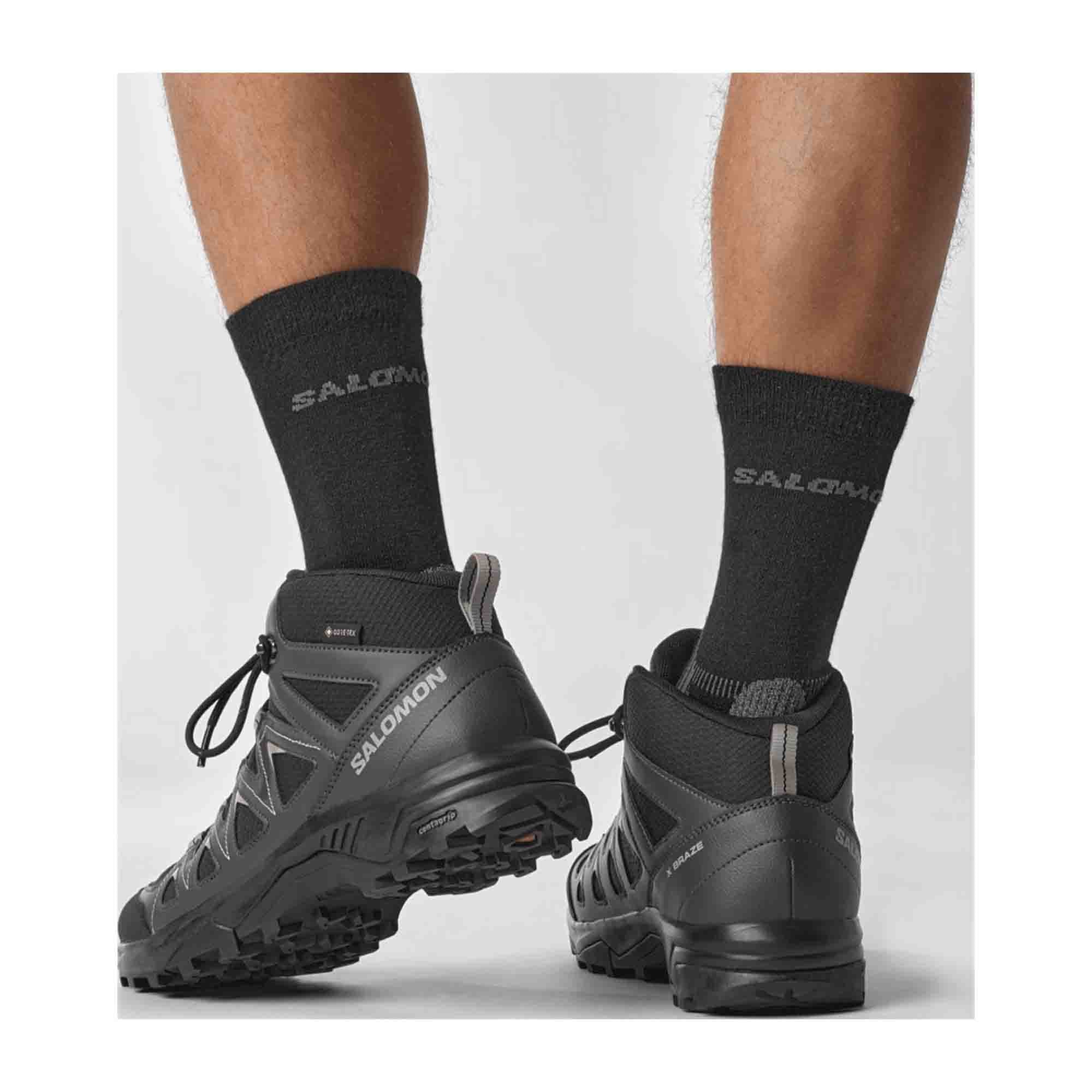 Salomon SHOES X BRAZE MID GTX® for men, black