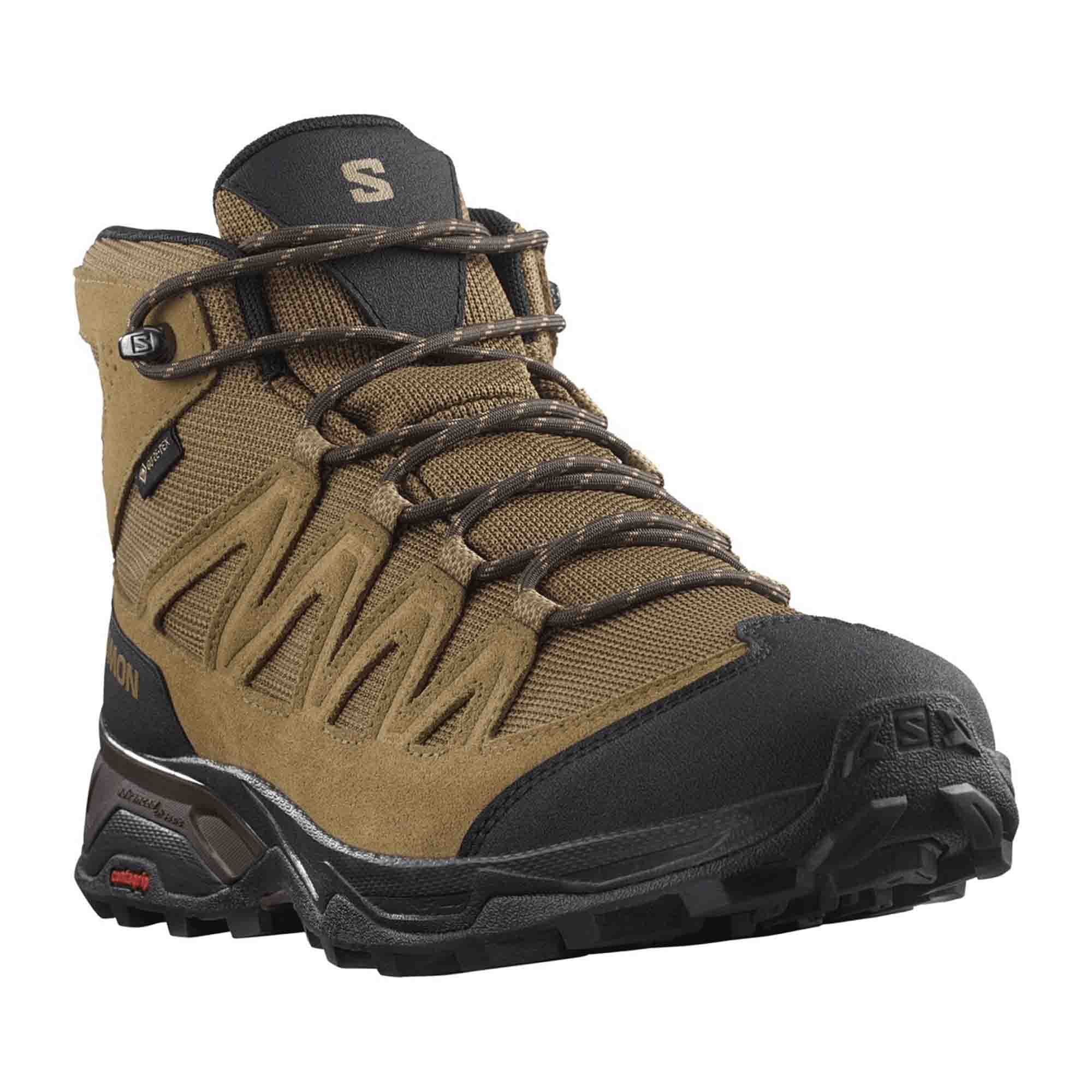 新品未使用品★ SALOMON X WARD LEATHER MID GTX Salomon X WARD LEATHER MID GTX for men, brown, shoes
