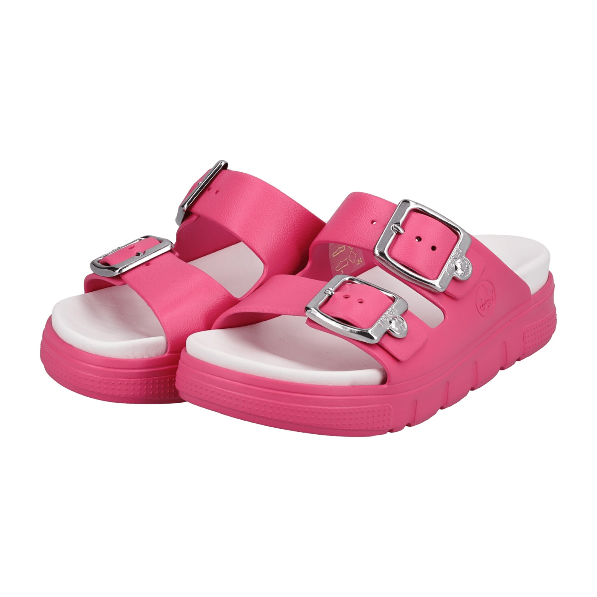 Rieker P2180 Women's Pink Shoes for Spring and Summer