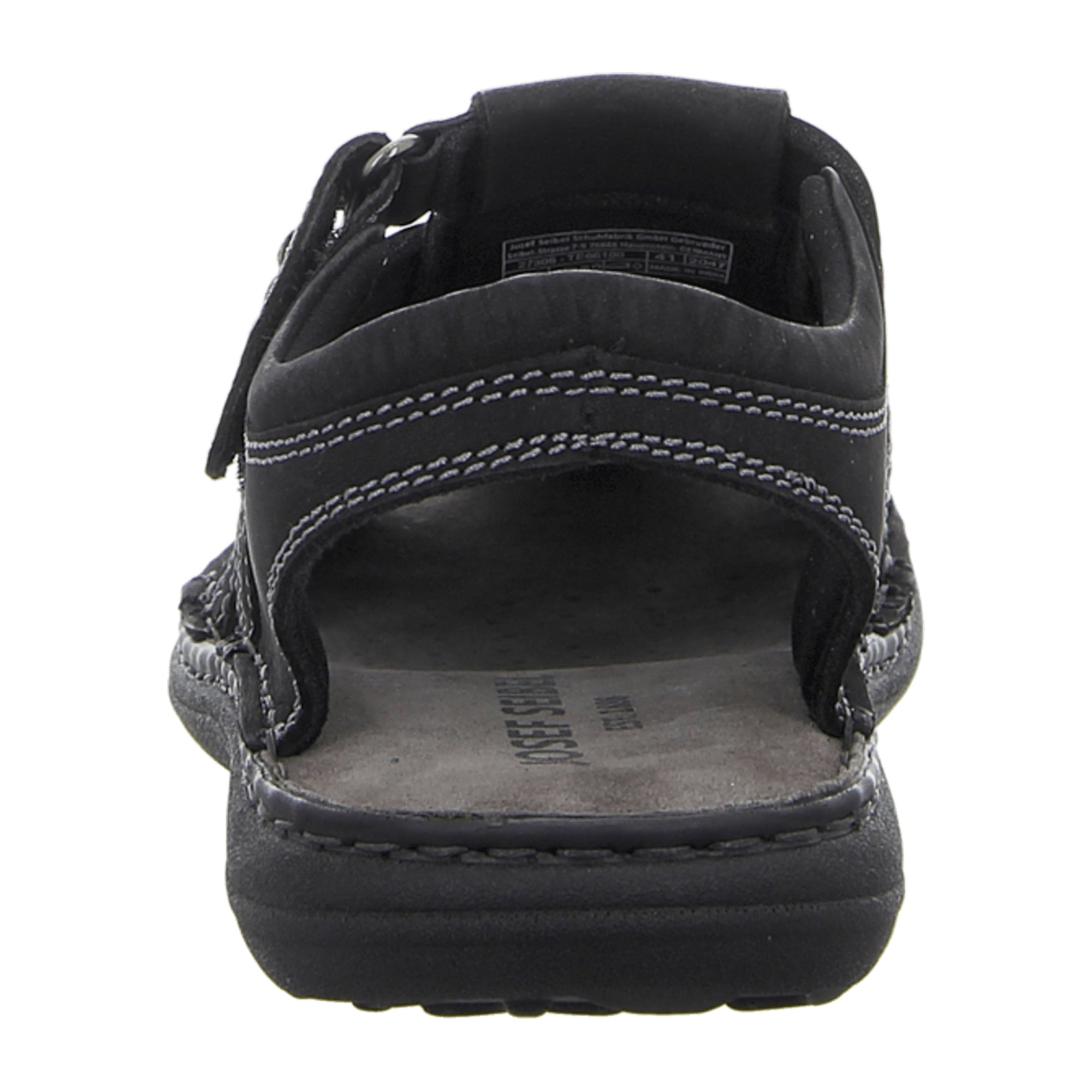 Josef Seibel Comfortable Sandals for Men in Black