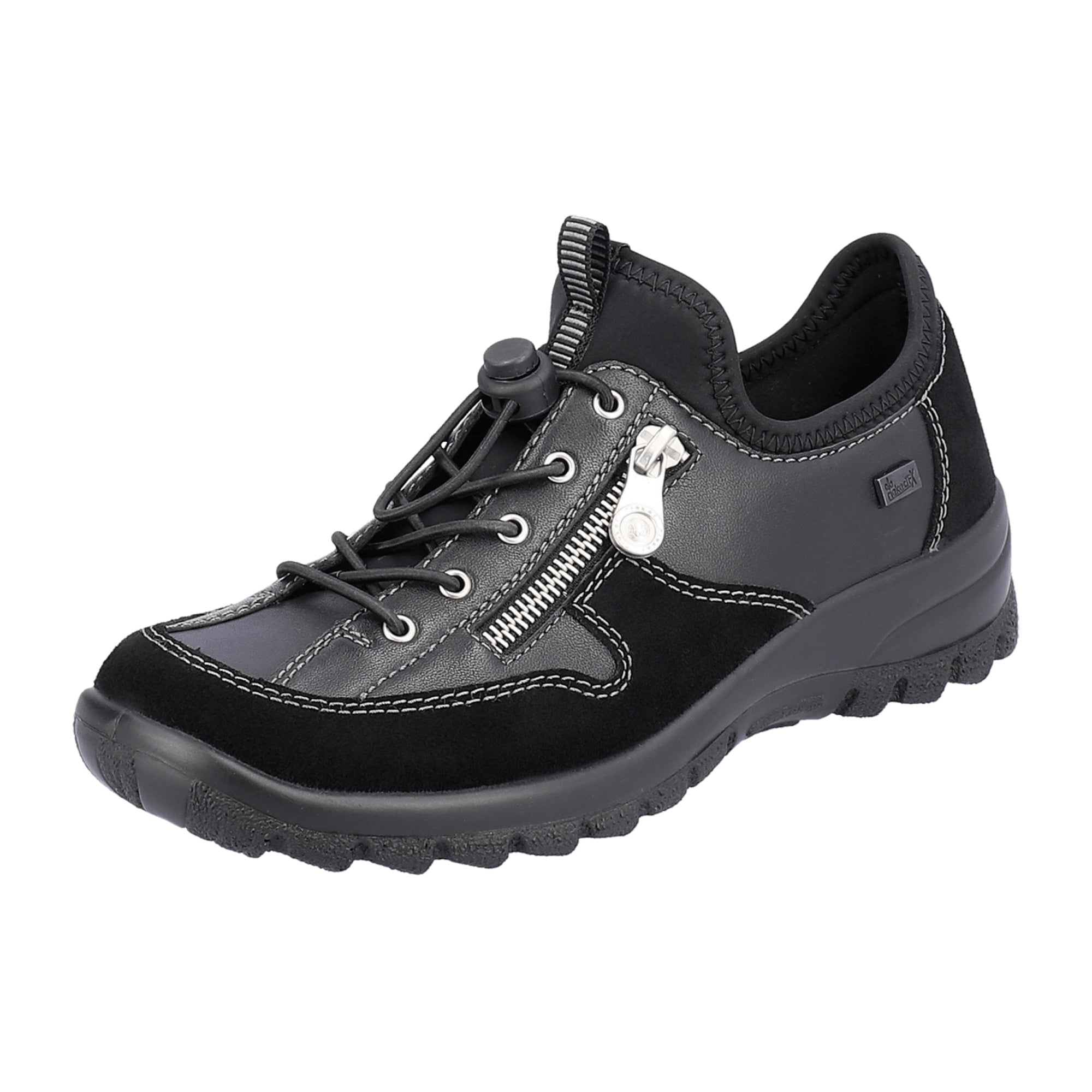 Rieker Women's Black L715700 L71 Lace-Up Shoes