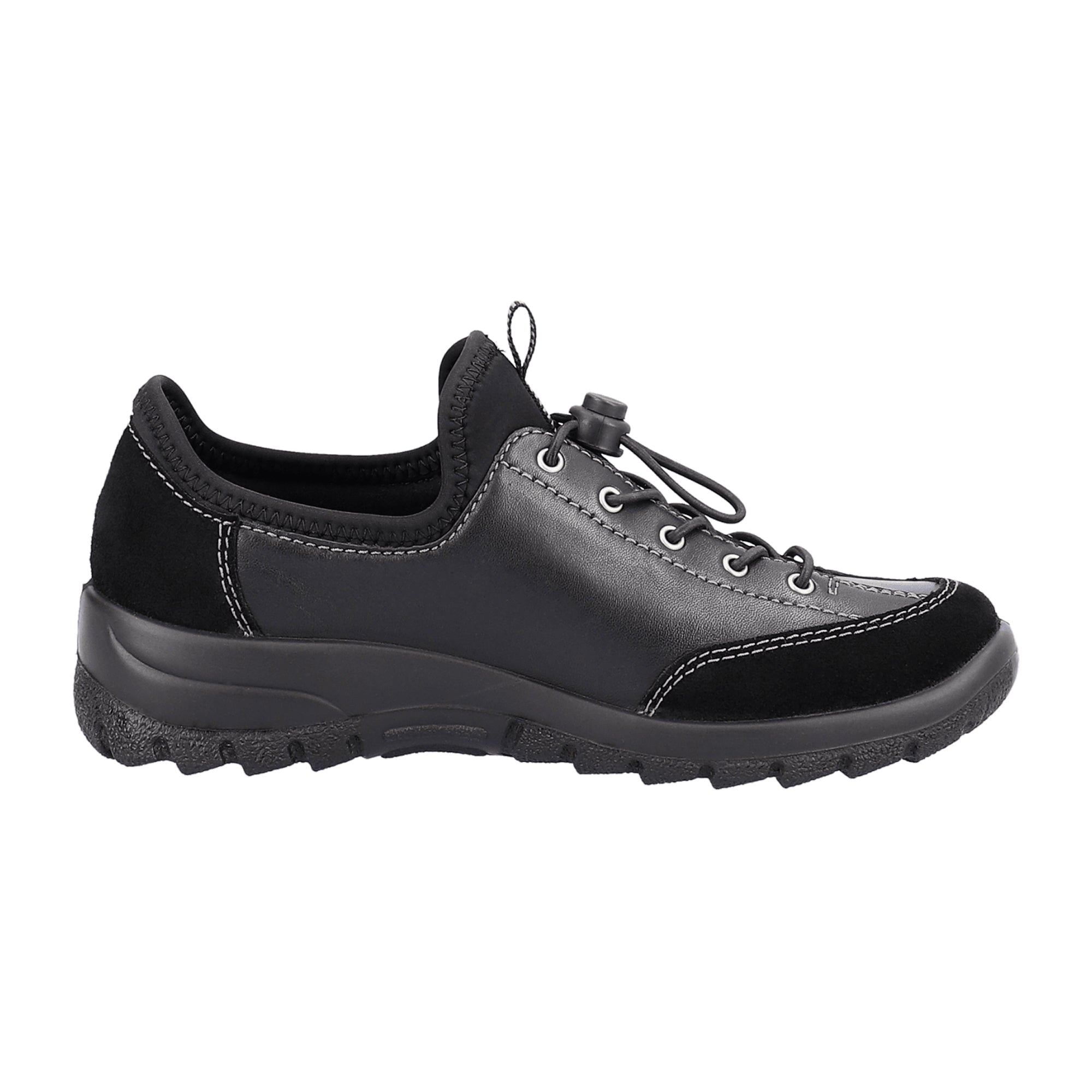 Rieker Women's Black L715700 L71 Lace-Up Shoes