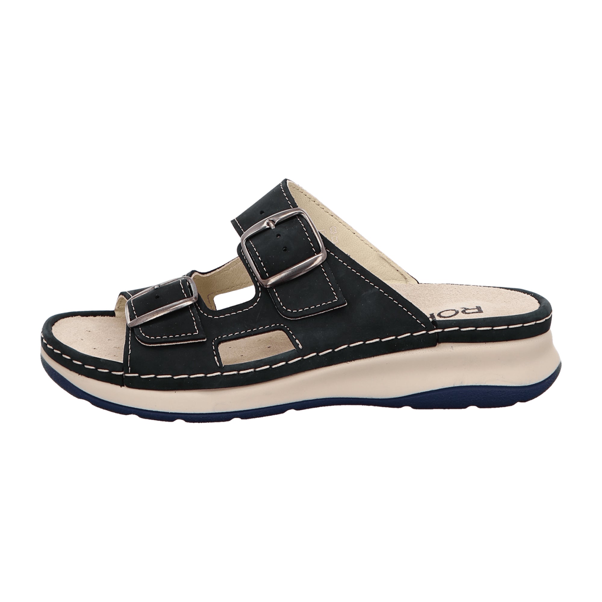 Rohde Comfortable Blue Slip-On Sandals for Women