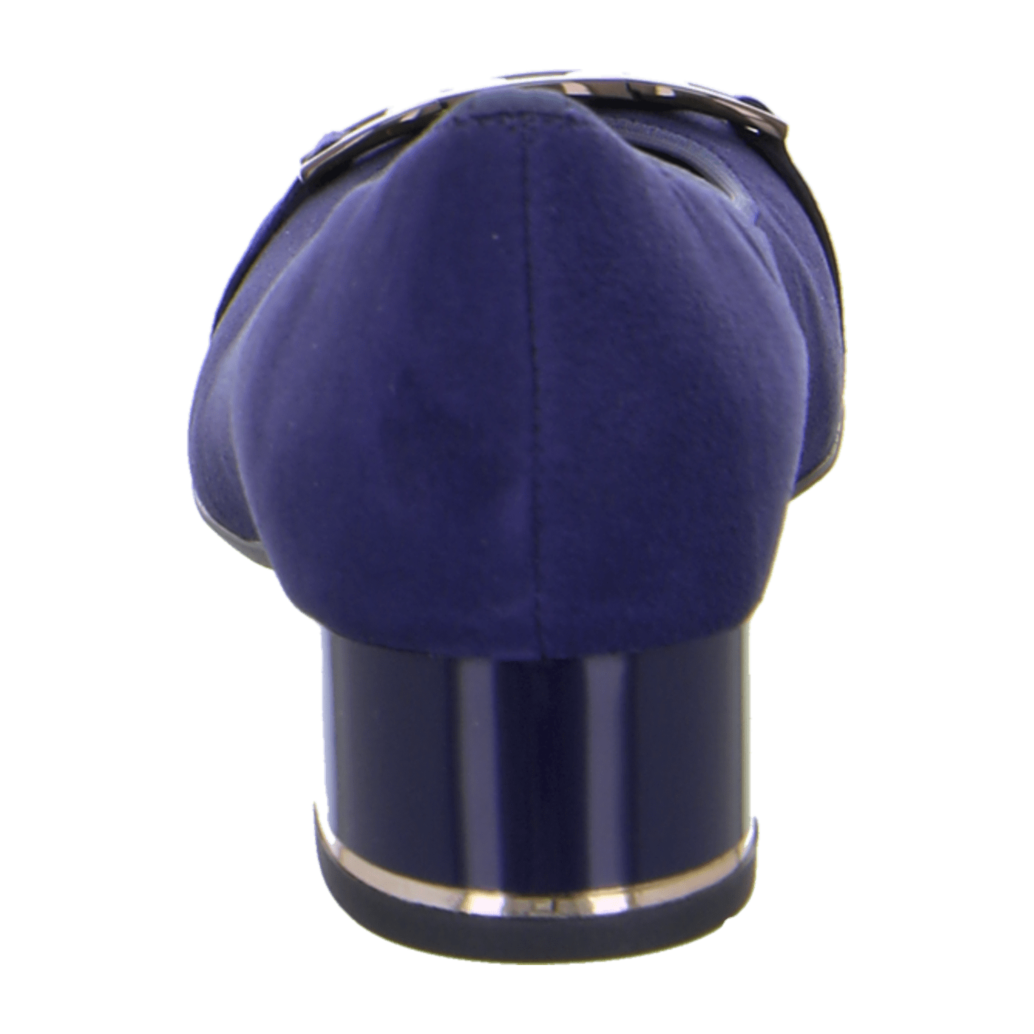 ARA GRAZ Women's Pumps in Blue Velvet Leather with Round Toe and Leather Lining