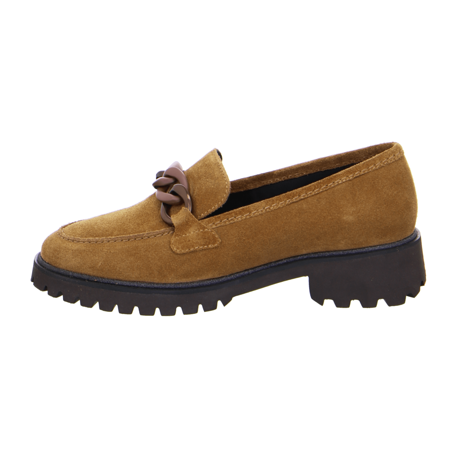 ARA KENT 2 Women's Velour Leather Slippers with Leather Lining, Pull-On Style, Round Toe, Brown