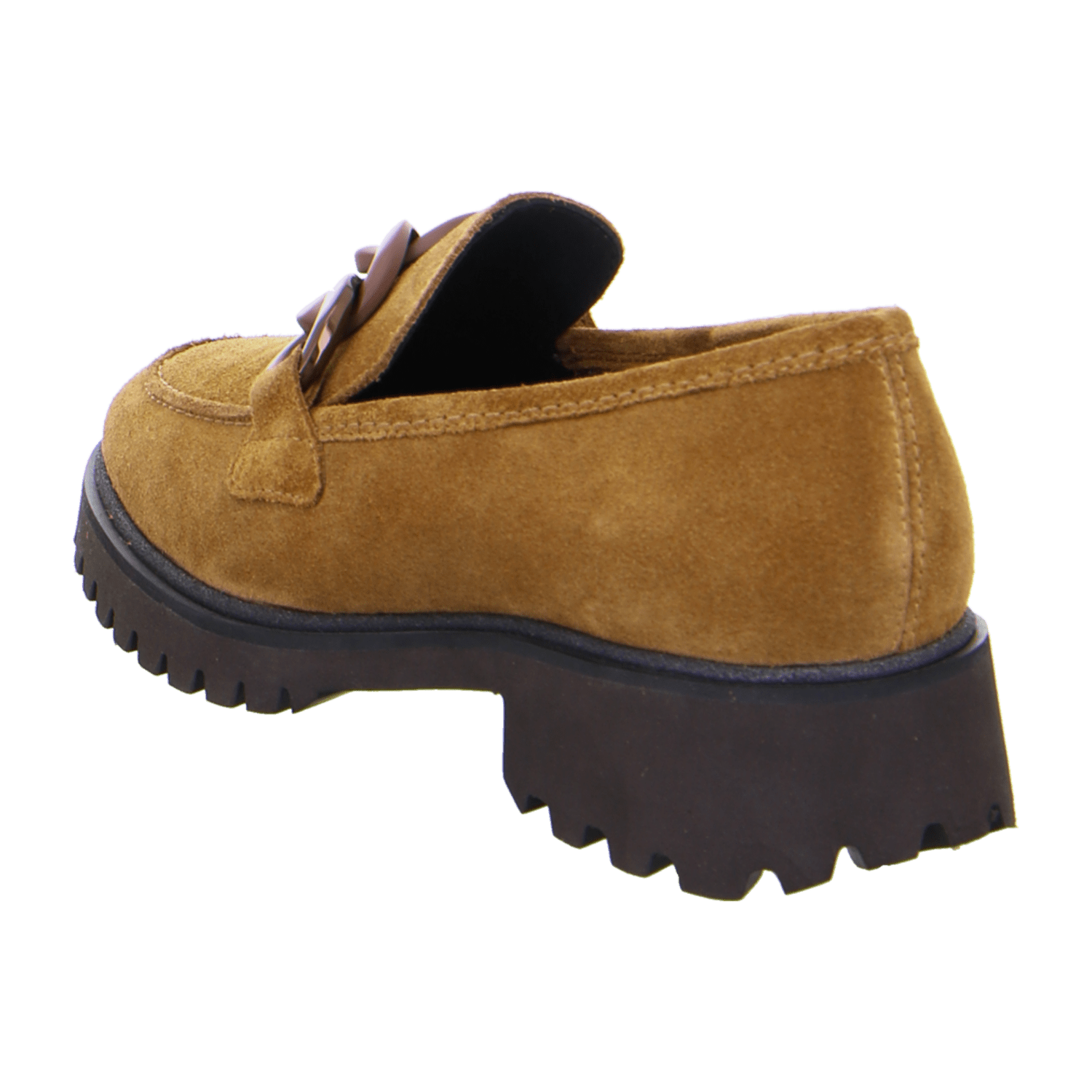 ARA KENT 2 Women's Velour Leather Slippers with Leather Lining, Pull-On Style, Round Toe, Brown