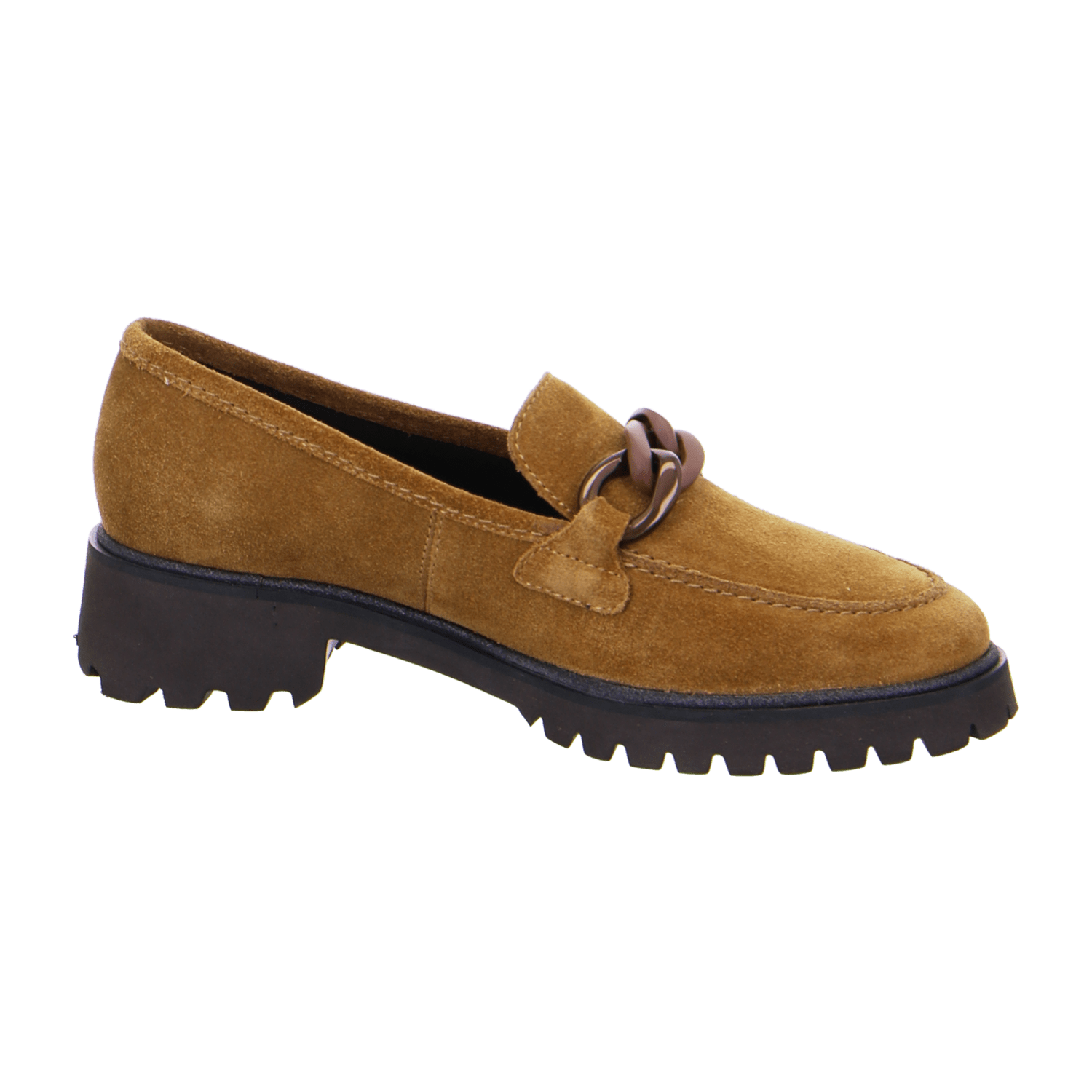 ARA KENT 2 Women's Velour Leather Slippers with Leather Lining, Pull-On Style, Round Toe, Brown