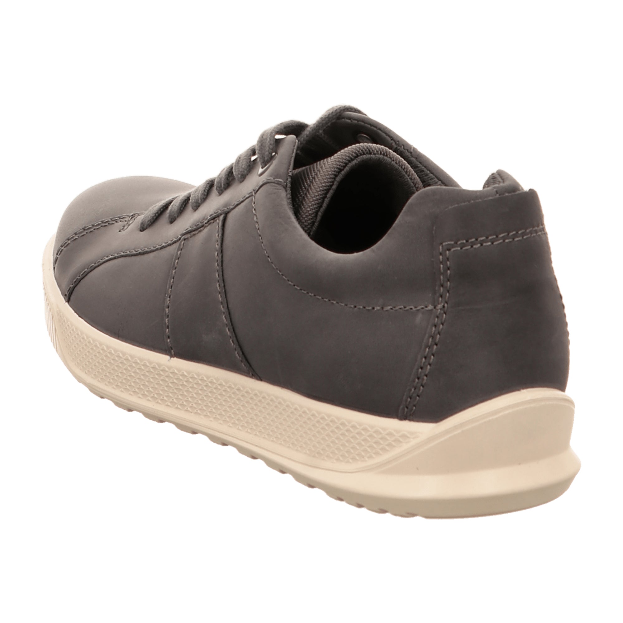 Ecco Byway Men's Shoes - Stylish Gray Magnet Nubuck Casual Sneakers 501594