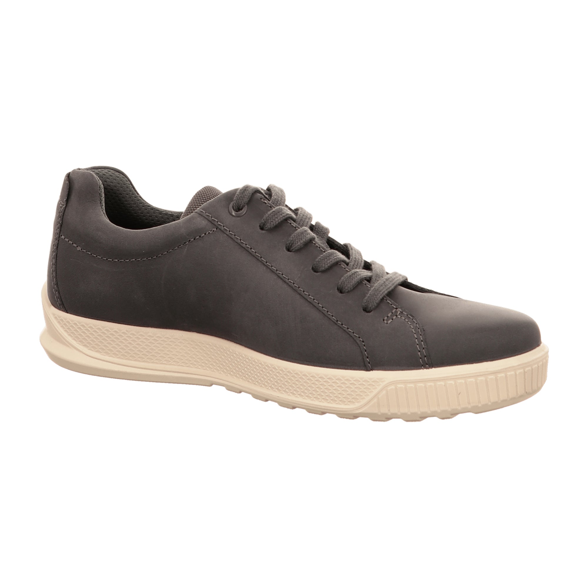 Ecco Byway Men's Shoes - Stylish Gray Magnet Nubuck Casual Sneakers 501594