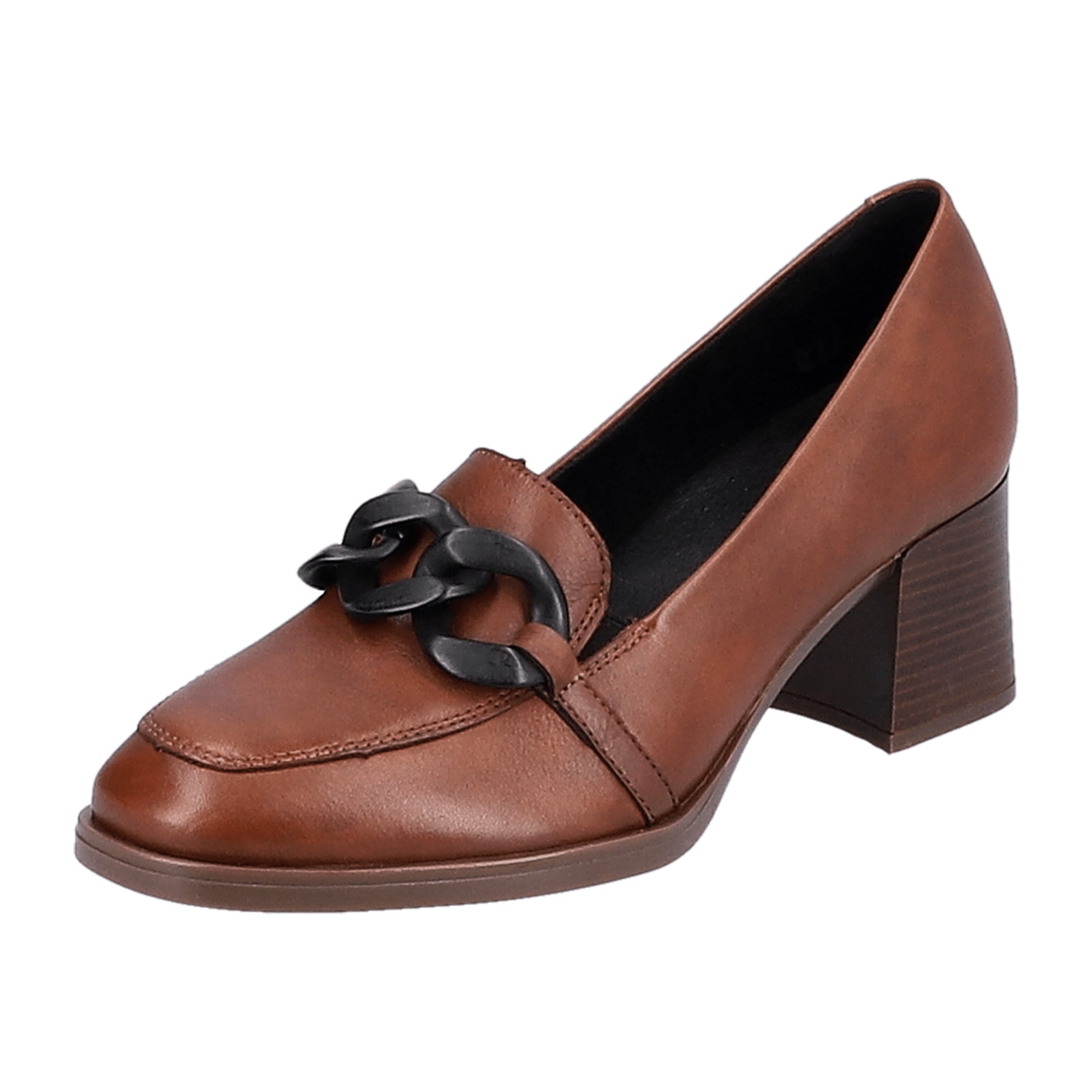 Remonte D0V0022 Brown Leather Women's Shoes for Fall Winter