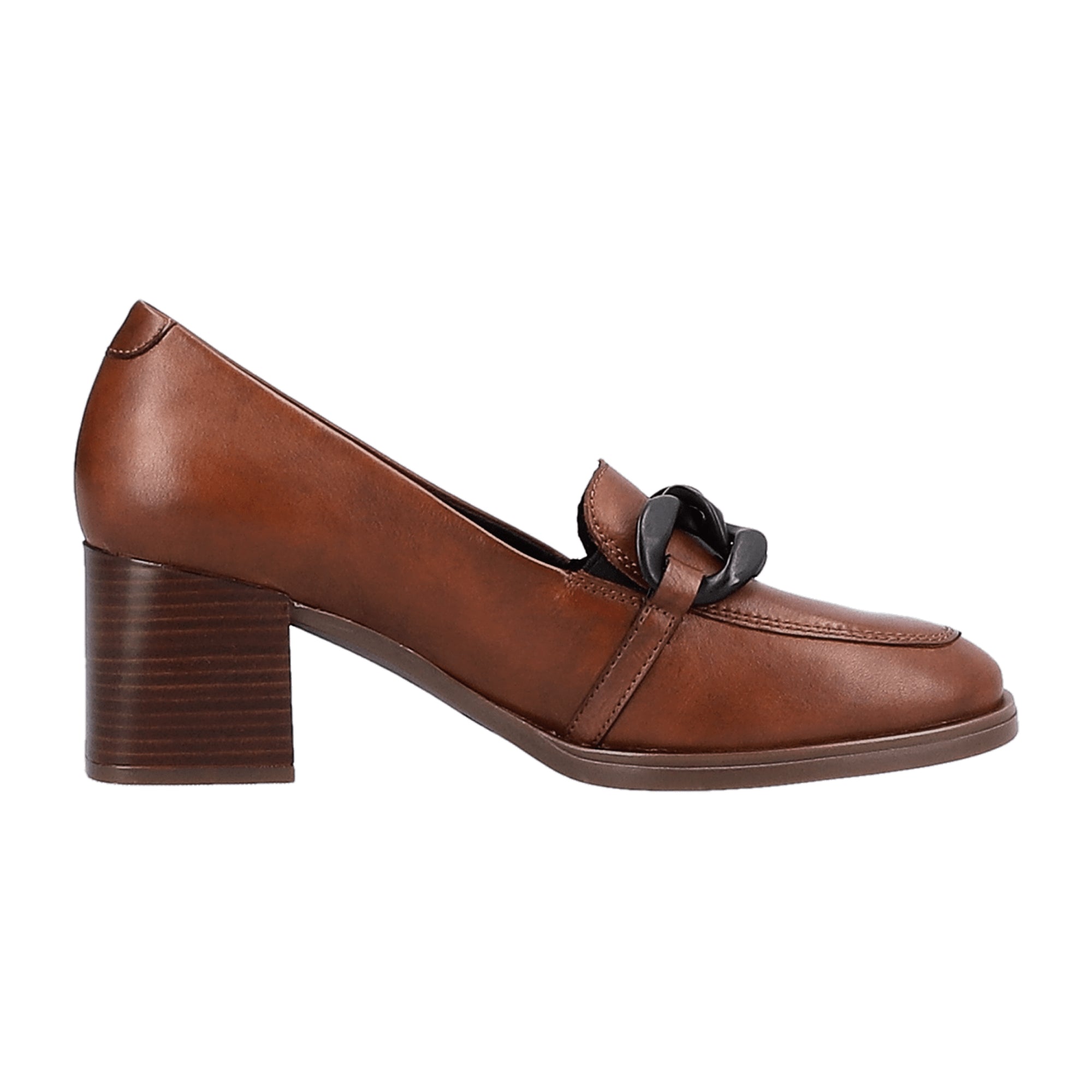 Remonte D0V0022 Brown Leather Women's Shoes for Fall Winter