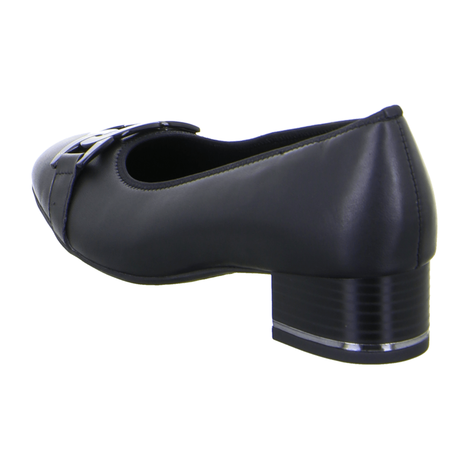 ARA GRAZ Women's Pumps Smooth Leather Black Pull-On Round Toe