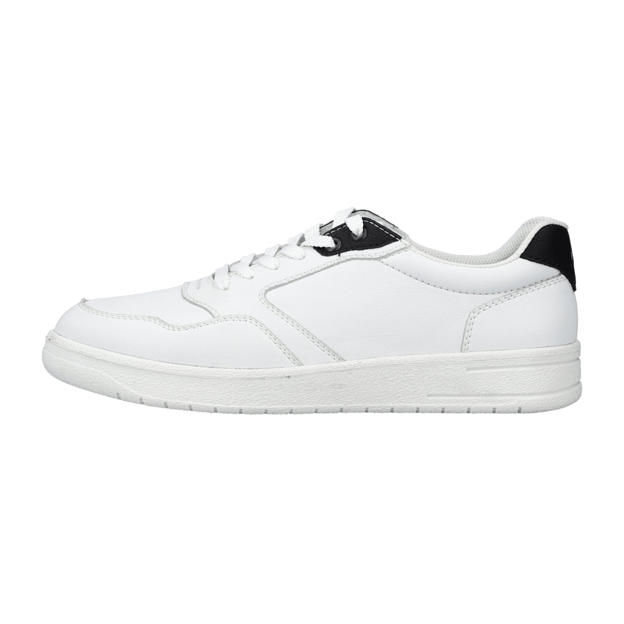 Rieker HWK Men's White Leather Casual Shoes with Removable Insole