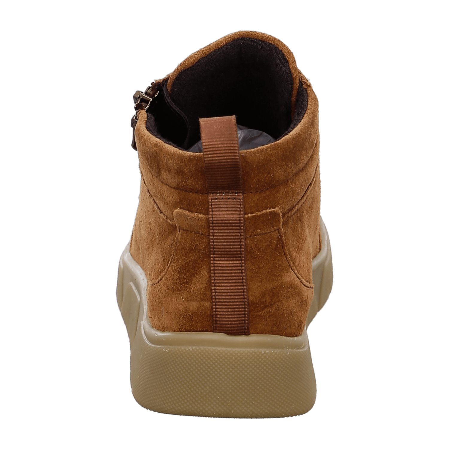 ARA ROM Women's Velour Leather Lace-Up Sneakers in Brown
