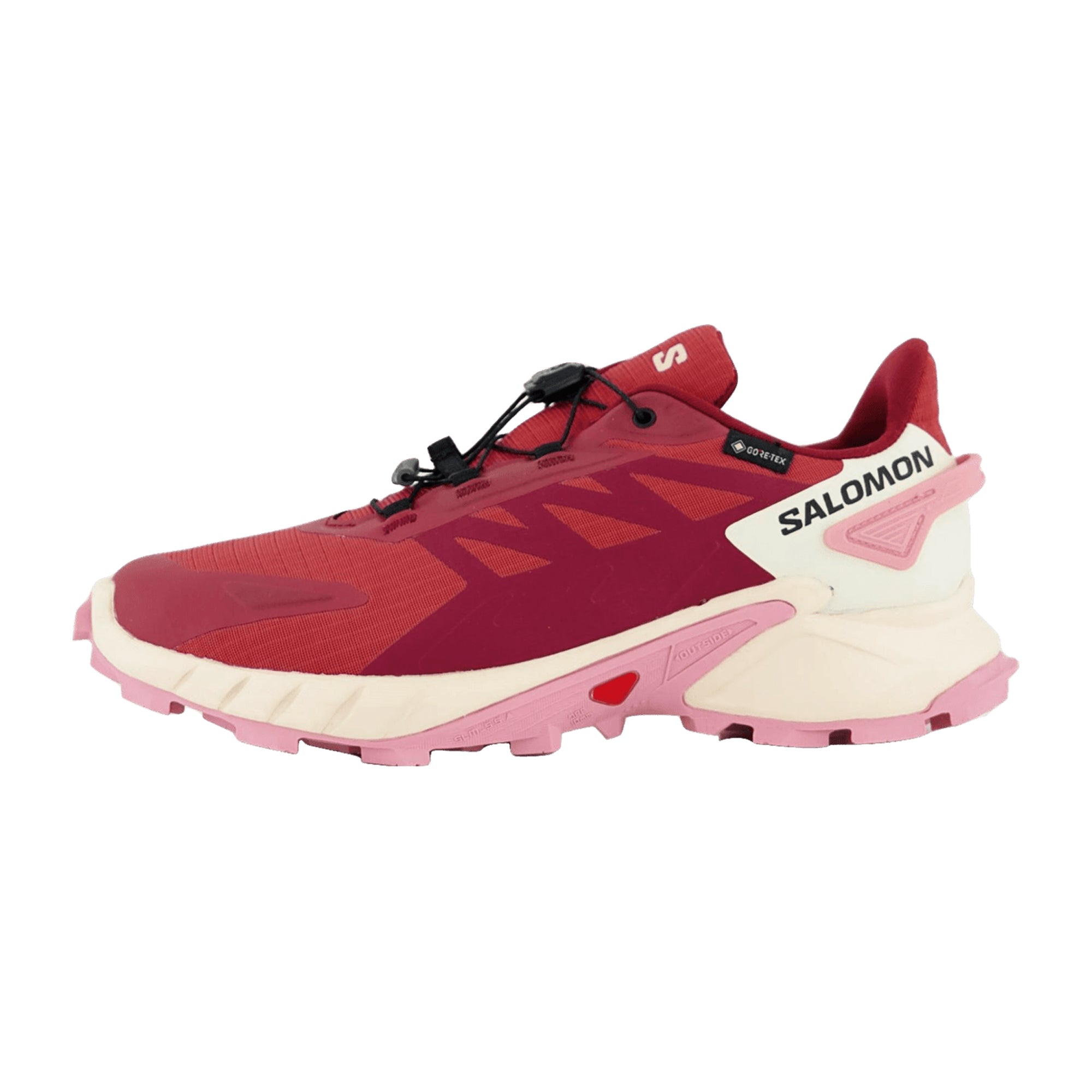 Salomon Supercross 4 GTX W for women, red, shoes