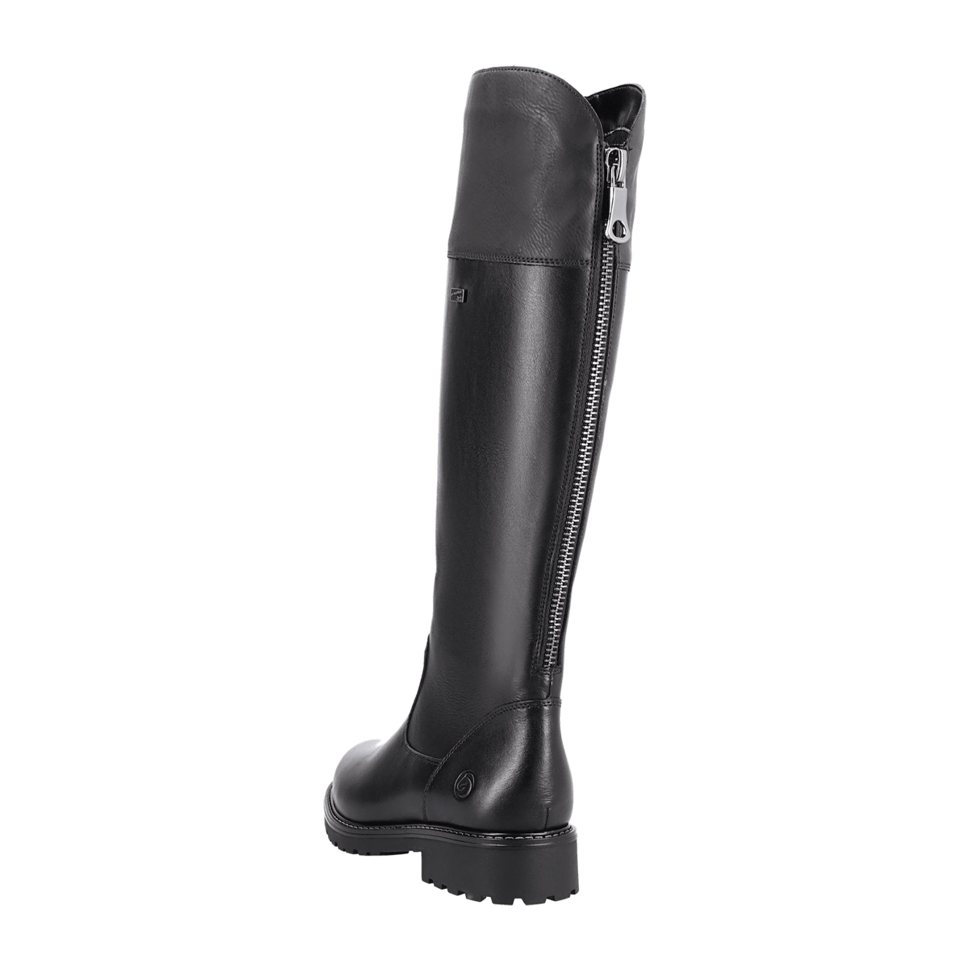 Remonte Vario Shaft Black Leather Women's Boots Fall Winter Collection