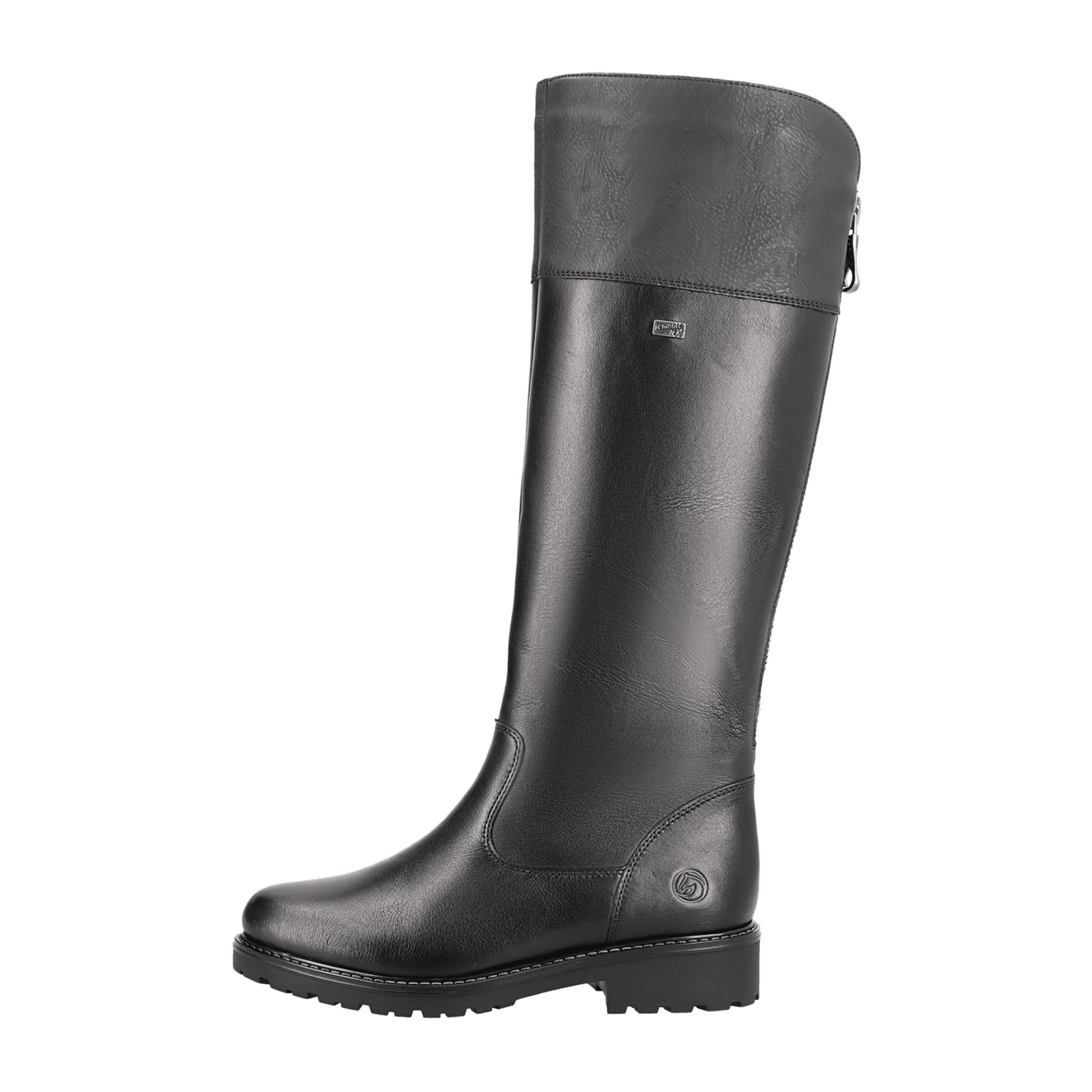 Remonte Vario Shaft Black Leather Women's Boots Fall Winter Collection