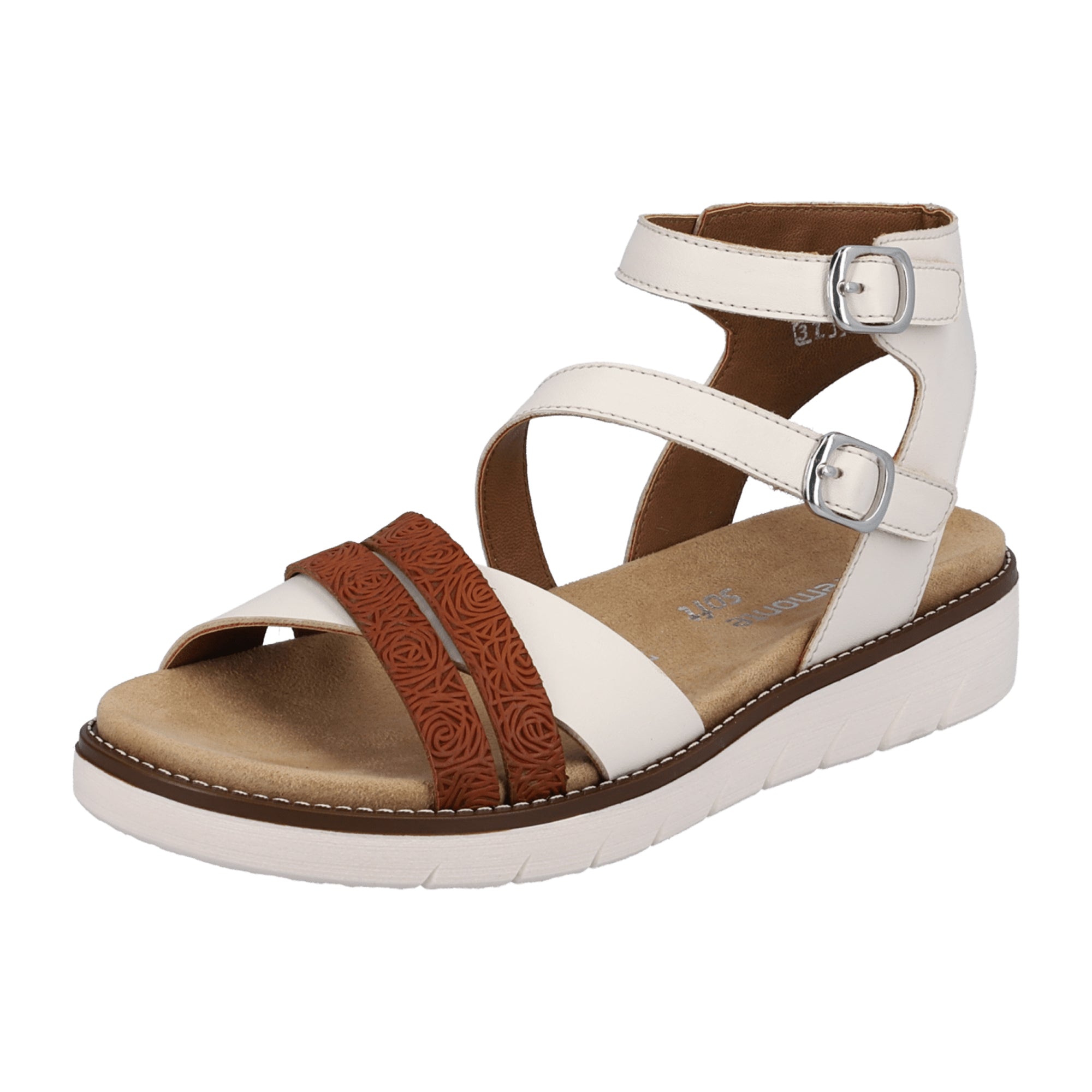 Remonte Beige Sandals for Women Spring Summer Collection Comfortable Footwear