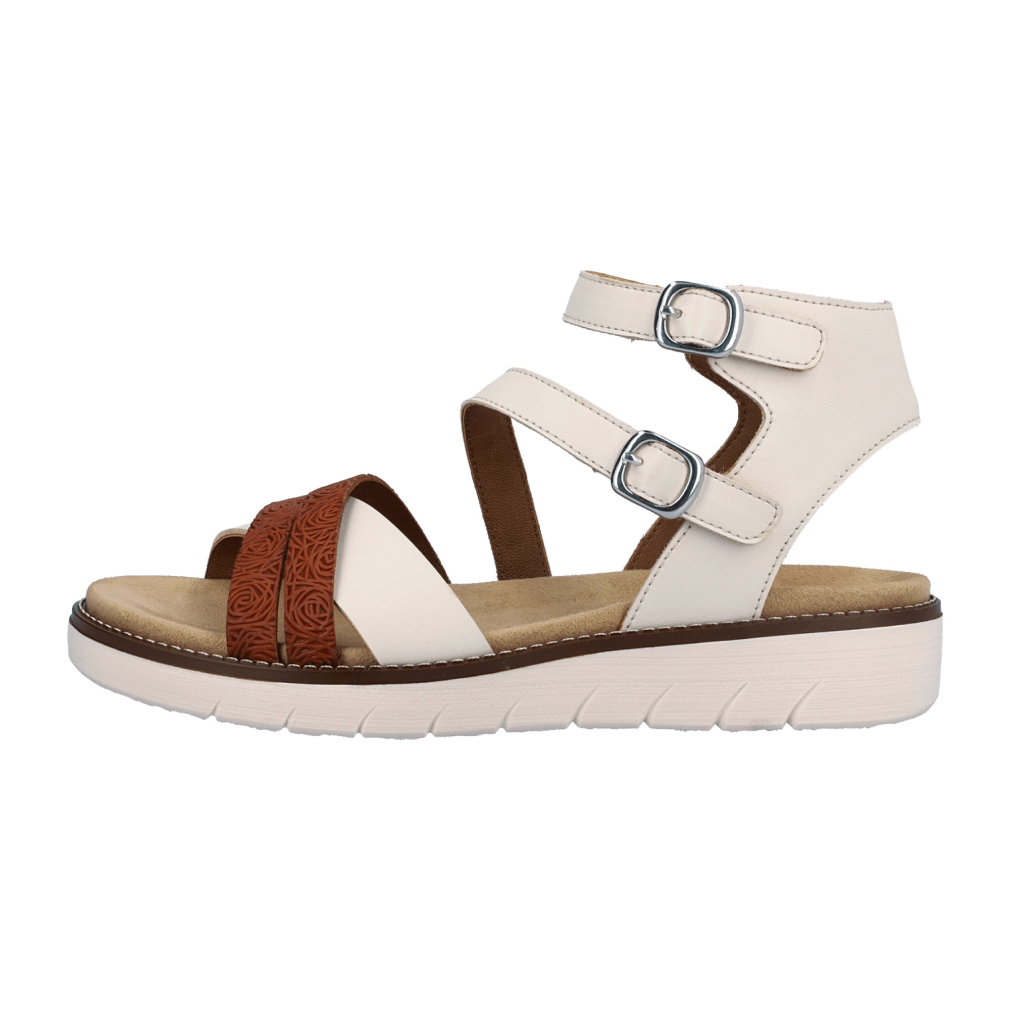 Remonte Beige Sandals for Women Spring Summer Collection Comfortable Footwear