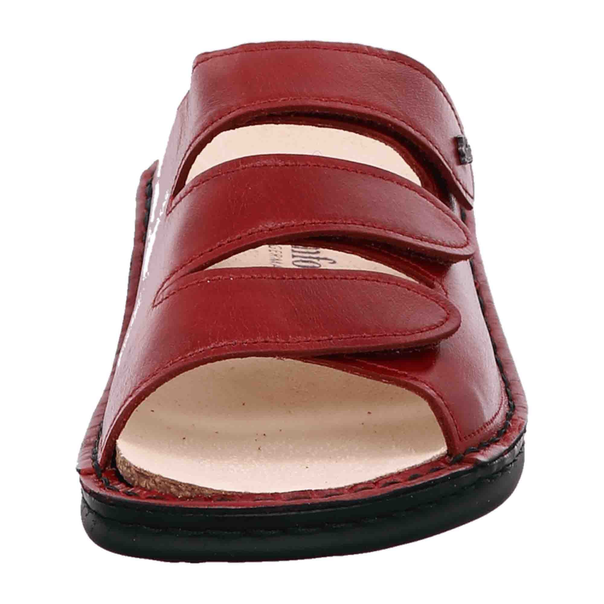 Finn Comfort Hellas Women's Comfortable Red Shoes - Stylish & Durable