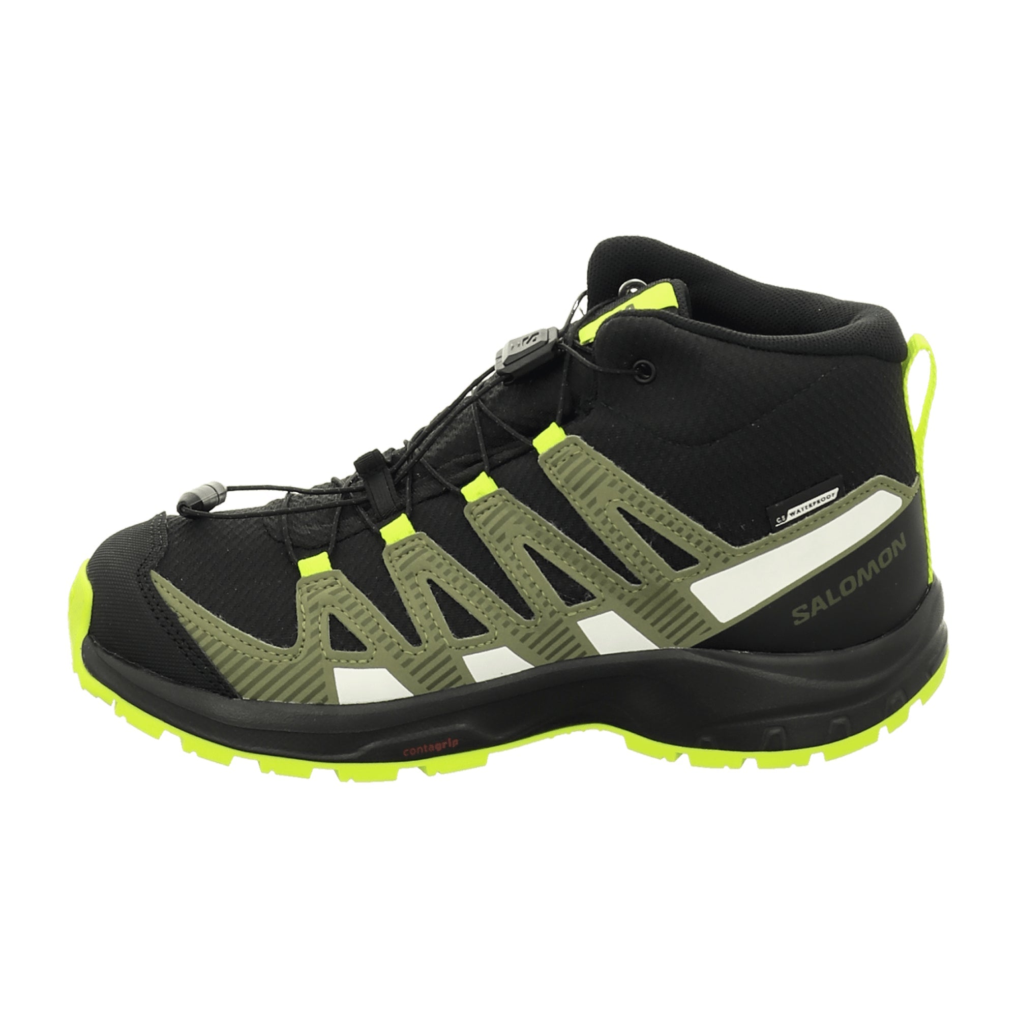 Salomon v8 Mid CSWP J for kids, black, shoes