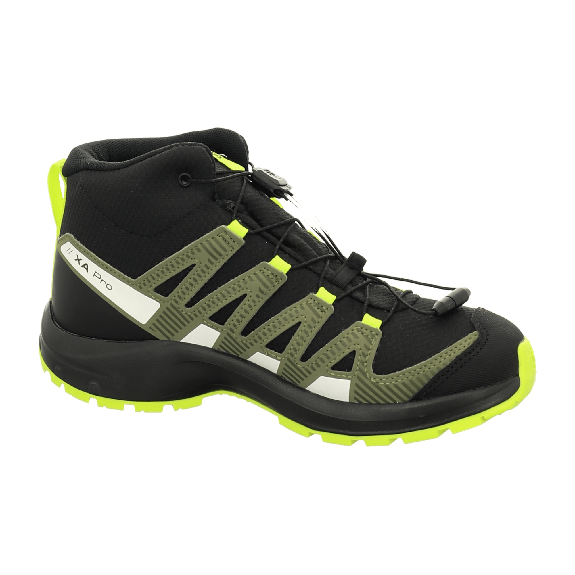 Salomon v8 Mid CSWP J for kids, black, shoes