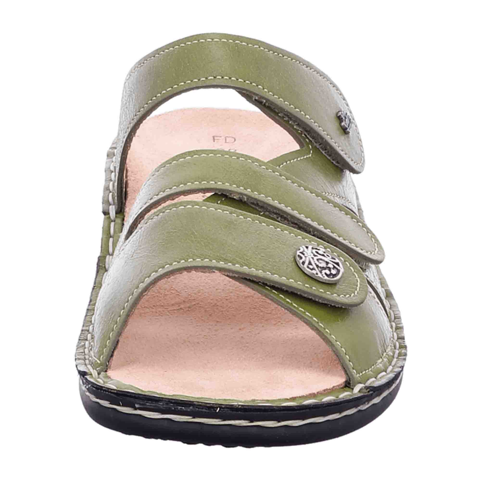 Finn Comfort Ventura Sensitiv Women's Green Sandals - Comfortable & Stylish