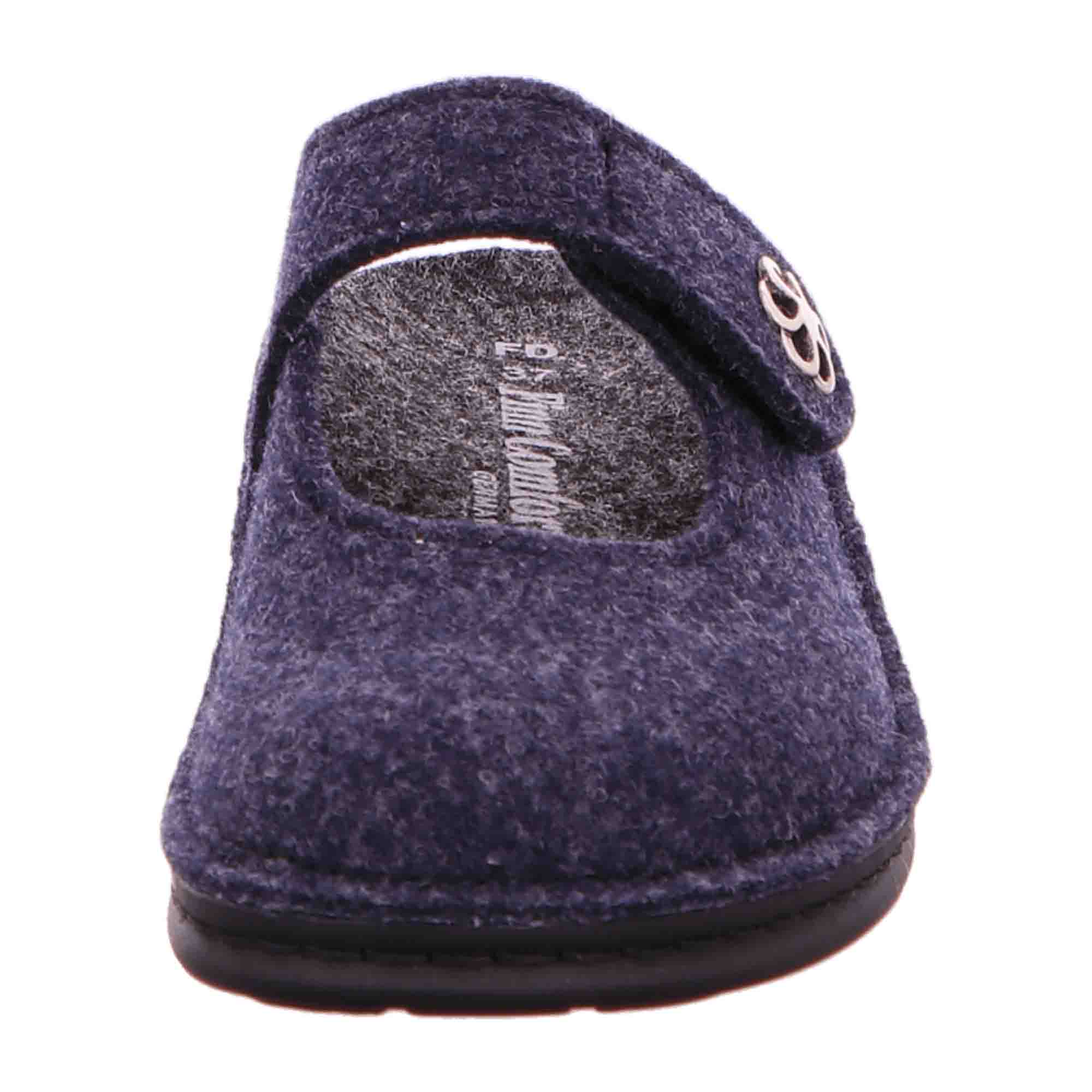 Finn Comfort Women's Blue Slippers - Stylish & Durable Indoor Footwear