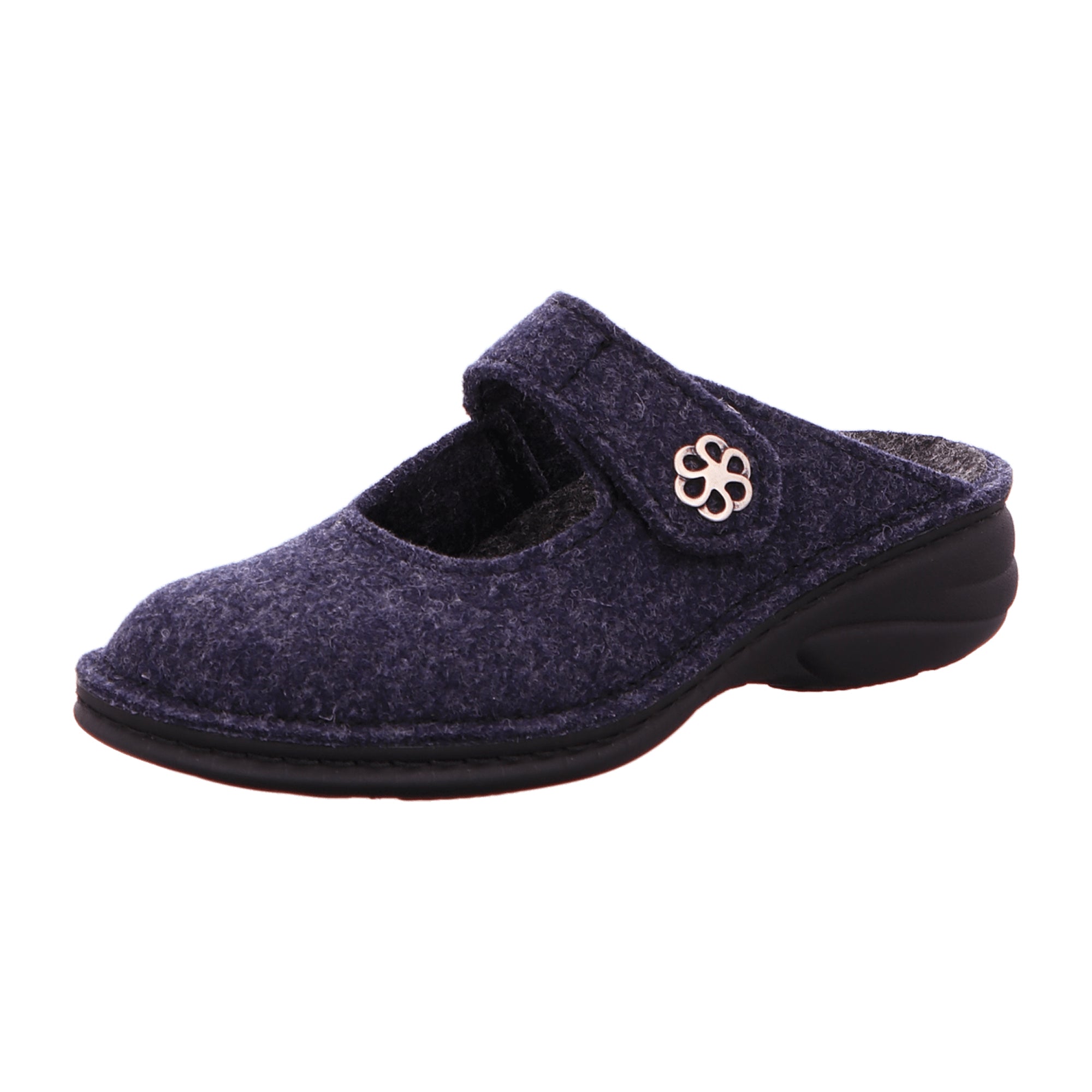 Finn Comfort Women's Blue Slippers - Stylish & Durable Indoor Footwear