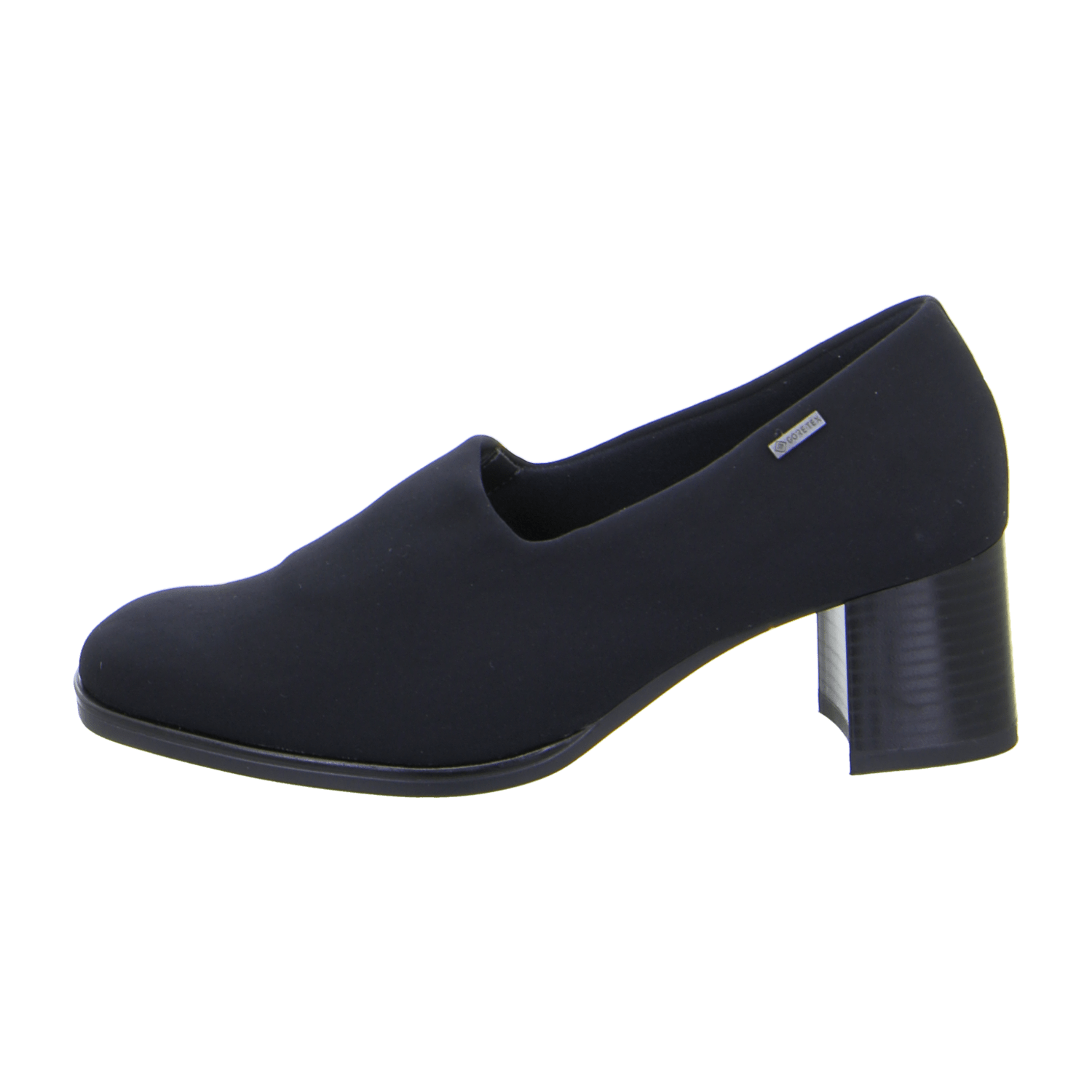 ARA Brighton BR Women's Leather Slip-On Pumps in Black - Bartel-Shop