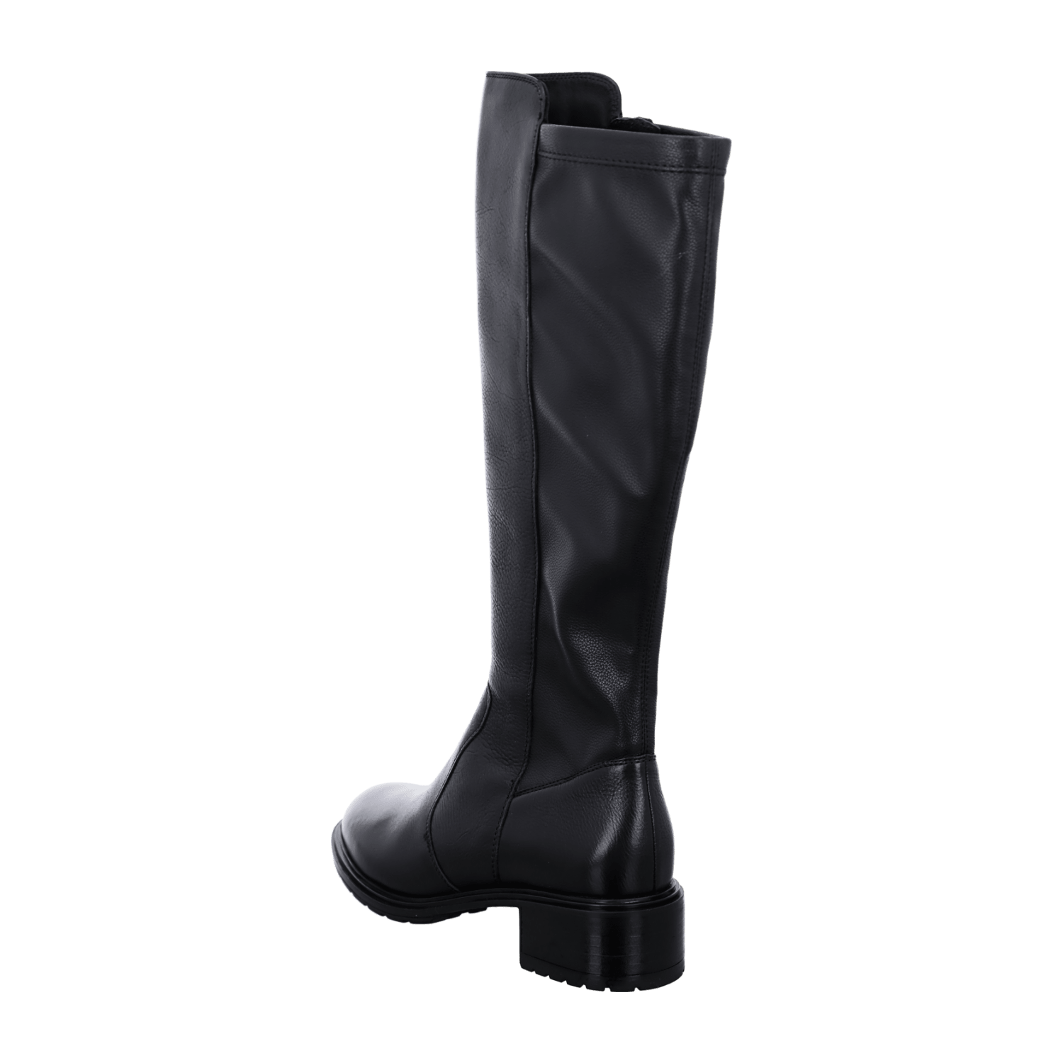 ARA Parker Women's Boots in Black Smooth Leather - Classic Chelsea Boots with Pull-On Closure