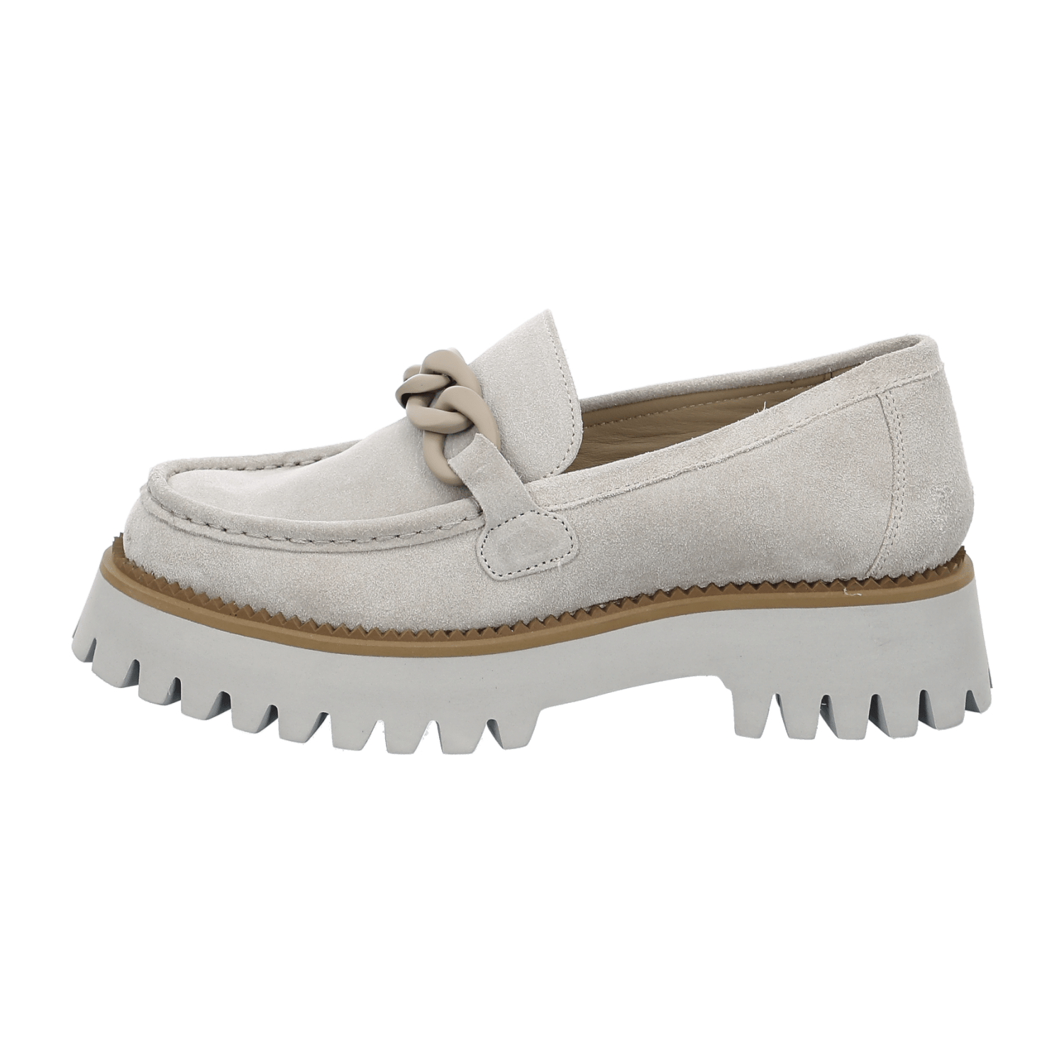 ARA Amsterdam Women's Velour Leather Slippers in Beige - Pull-On Design with Leather Lining and EVA Sole