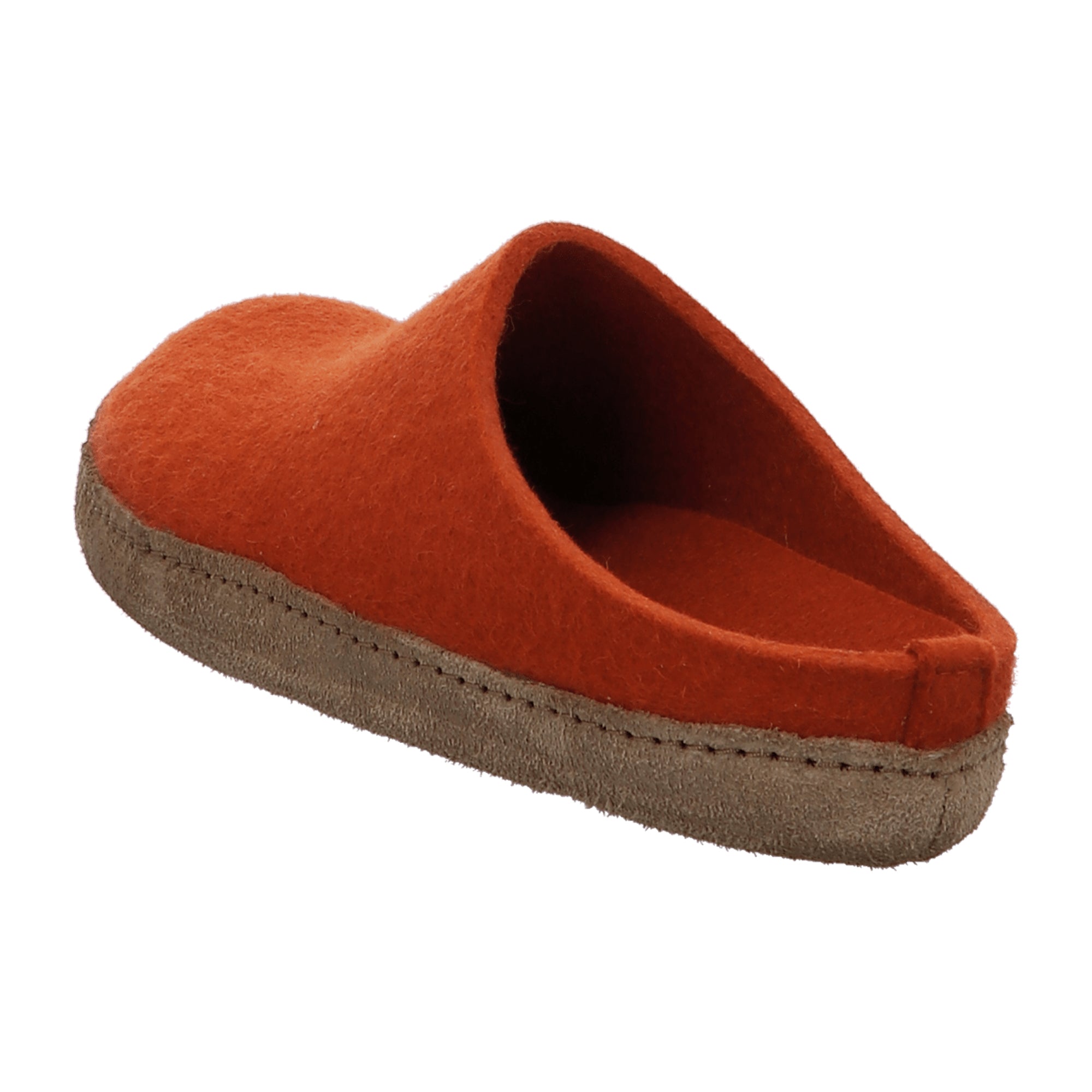 Haflinger Women's Slippers in Vibrant Orange - Comfortable & Stylish