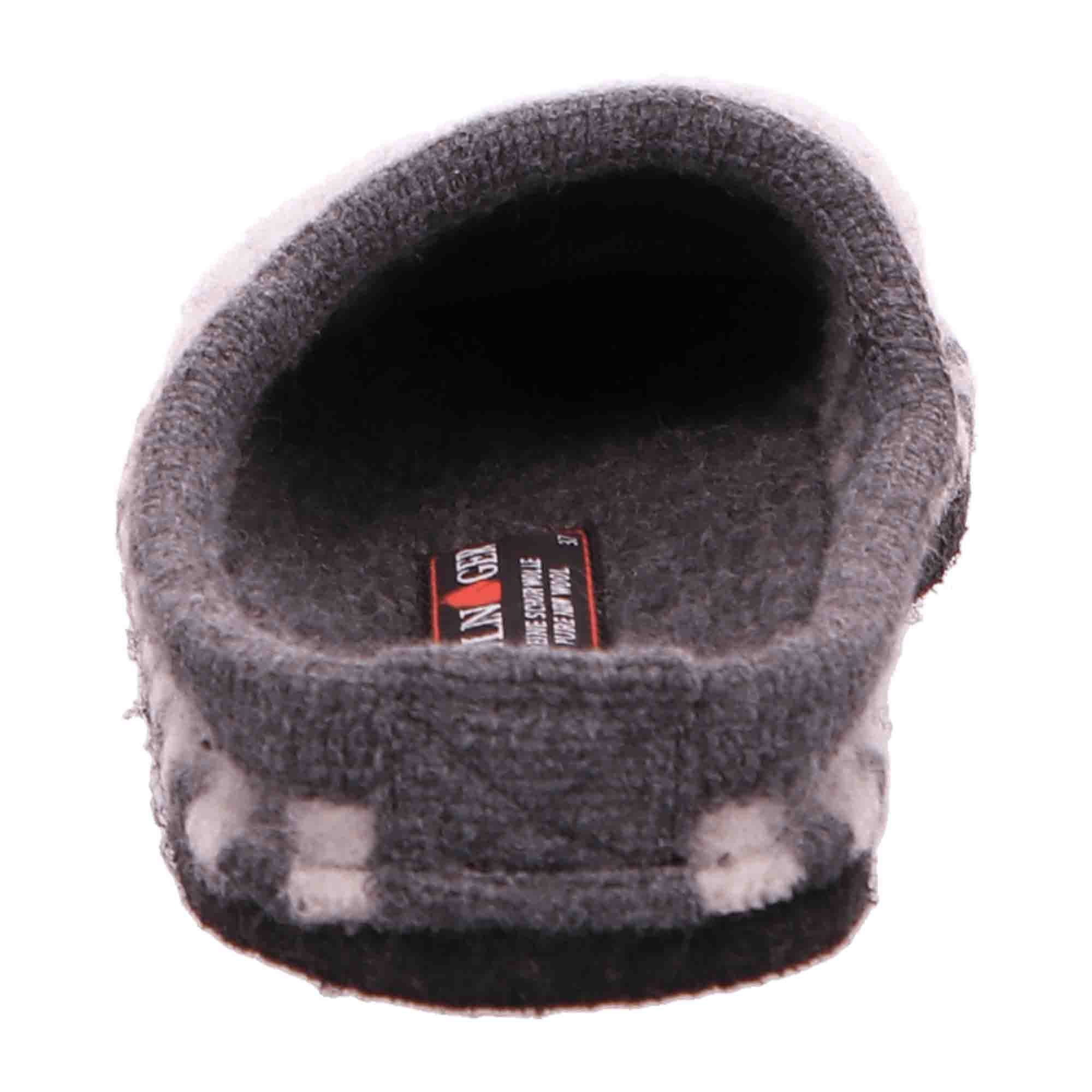 Haflinger Flair Canegatto Women's Grey Wool Slippers - Stylish & Durable