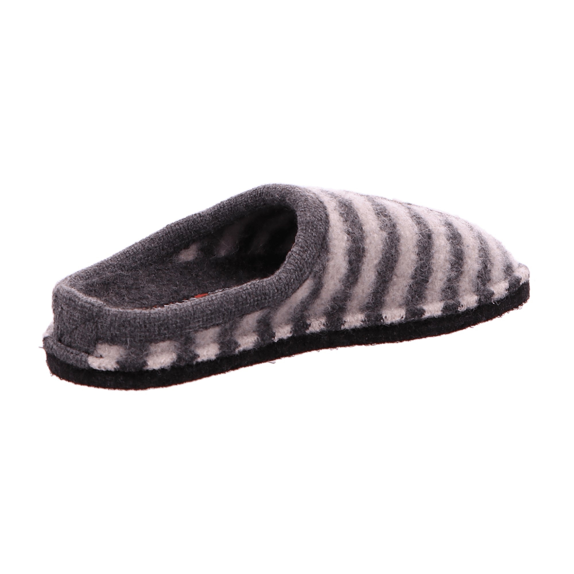 Haflinger Flair Canegatto Women's Grey Wool Slippers - Stylish & Durable