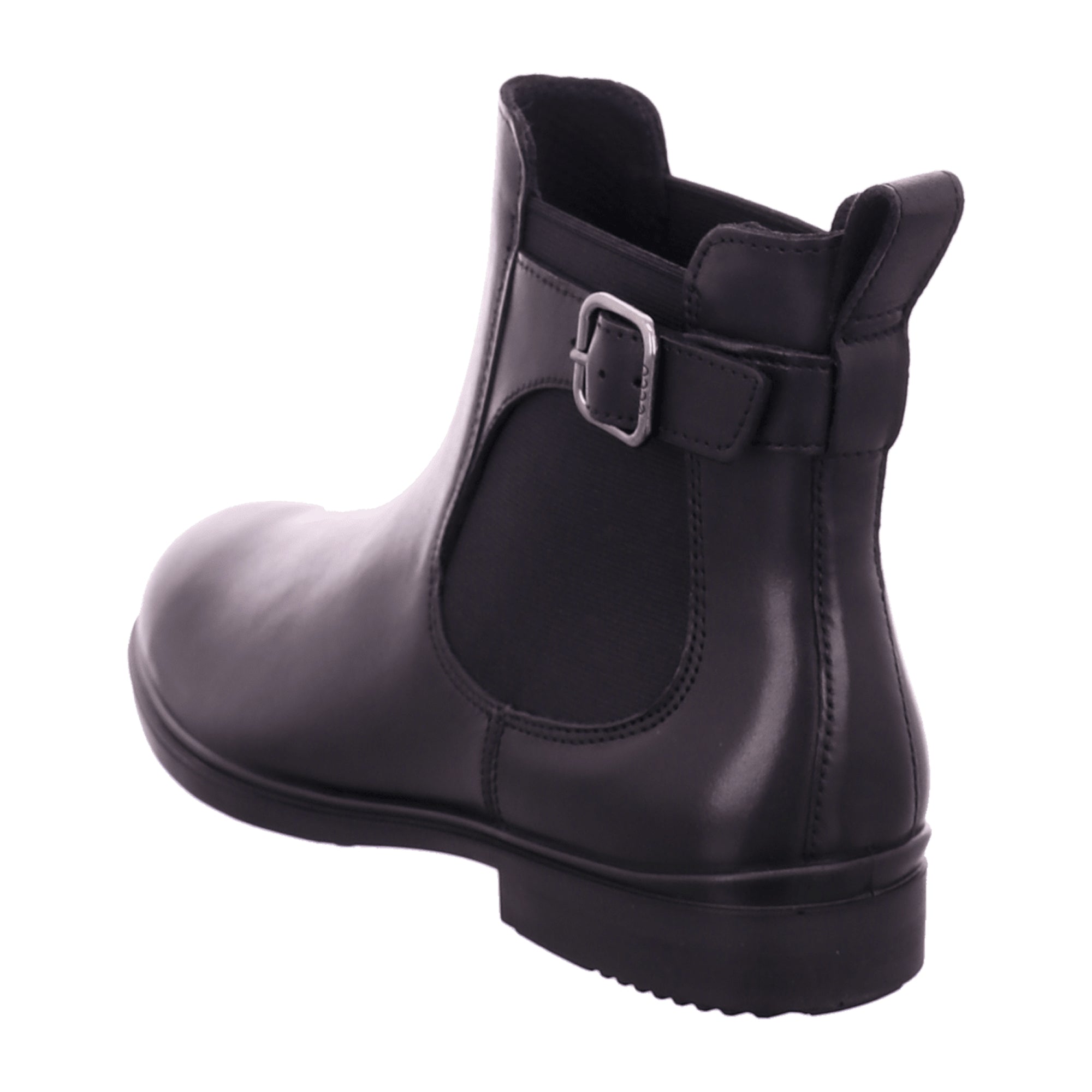 ECCO Women's Black Leather Shoes - Stylish & Durable Footwear for Young Adults