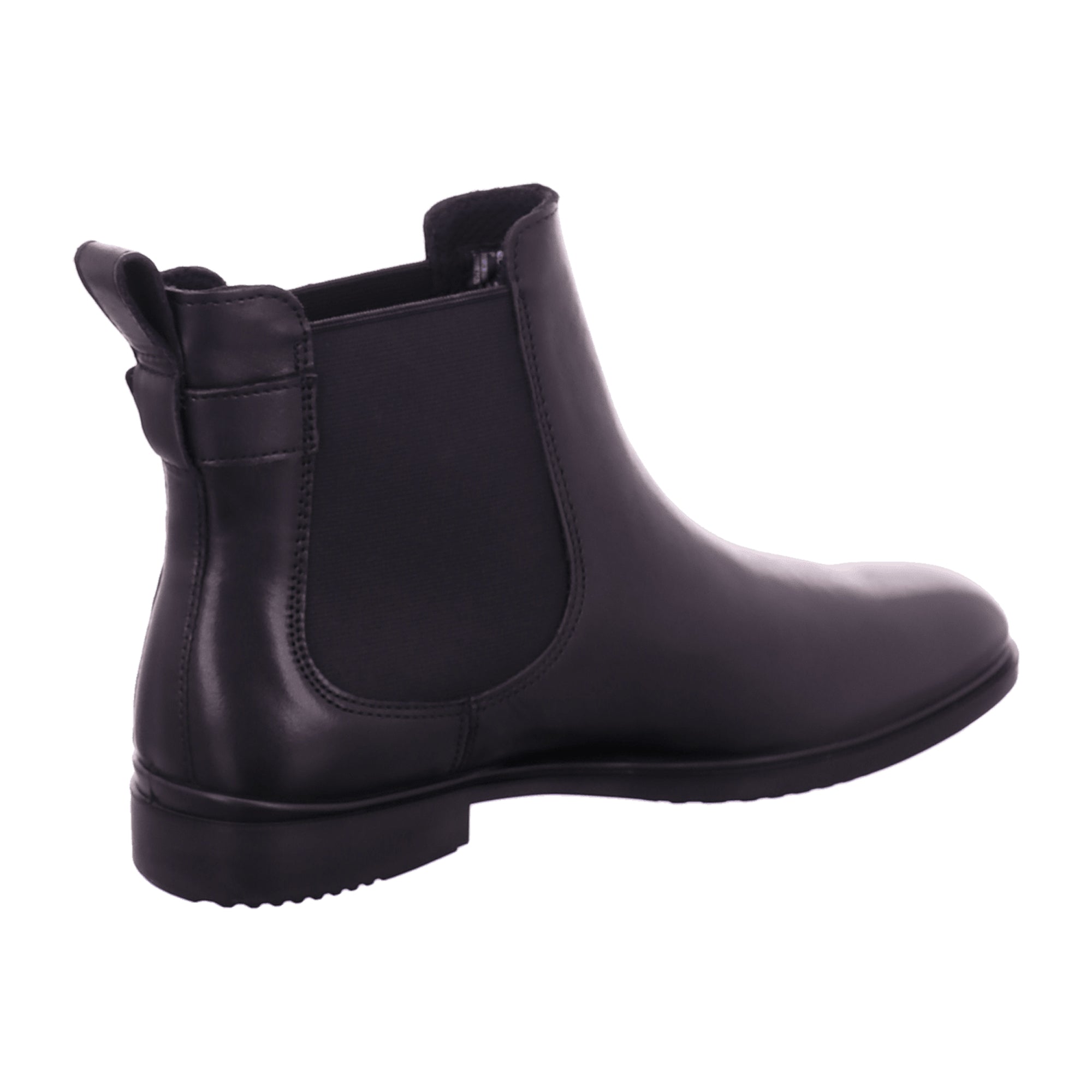 ECCO Women's Black Leather Shoes - Stylish & Durable Footwear for Young Adults