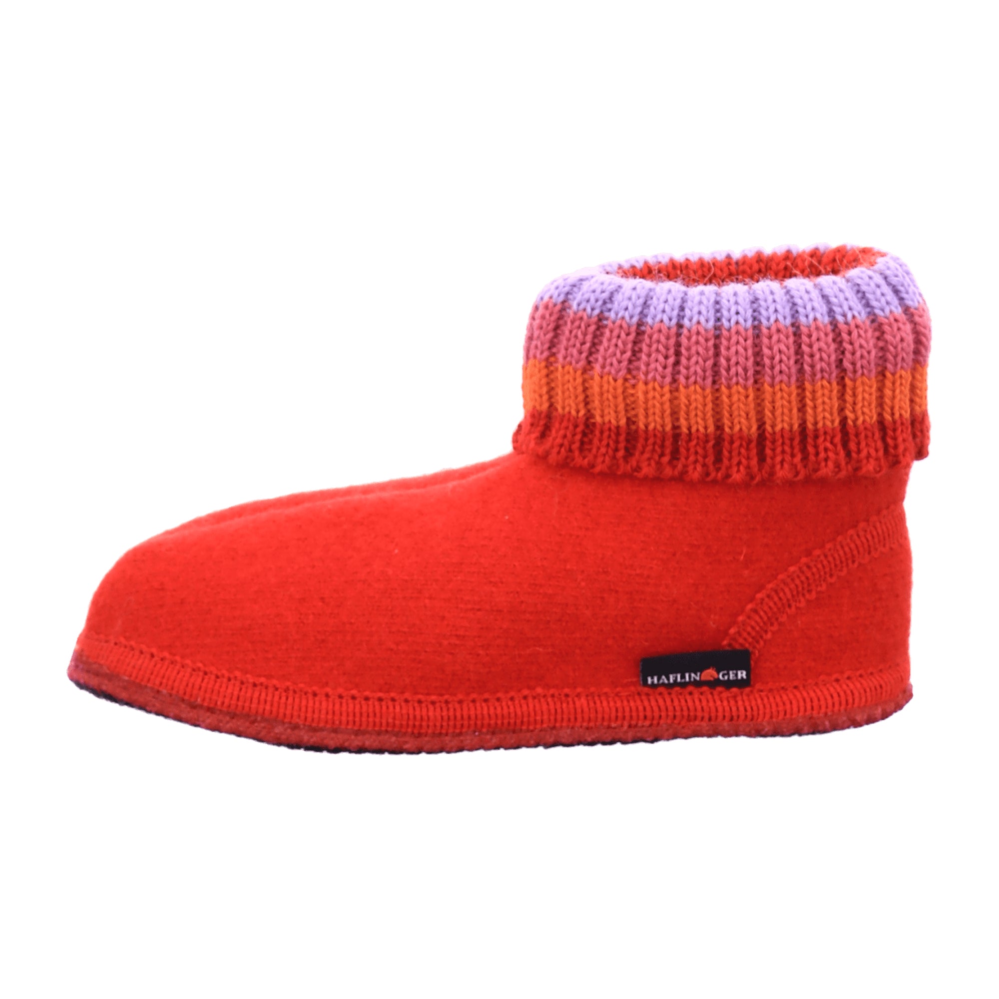 Haflinger Women's Red Slippers - Cozy & Stylish Indoor Footwear