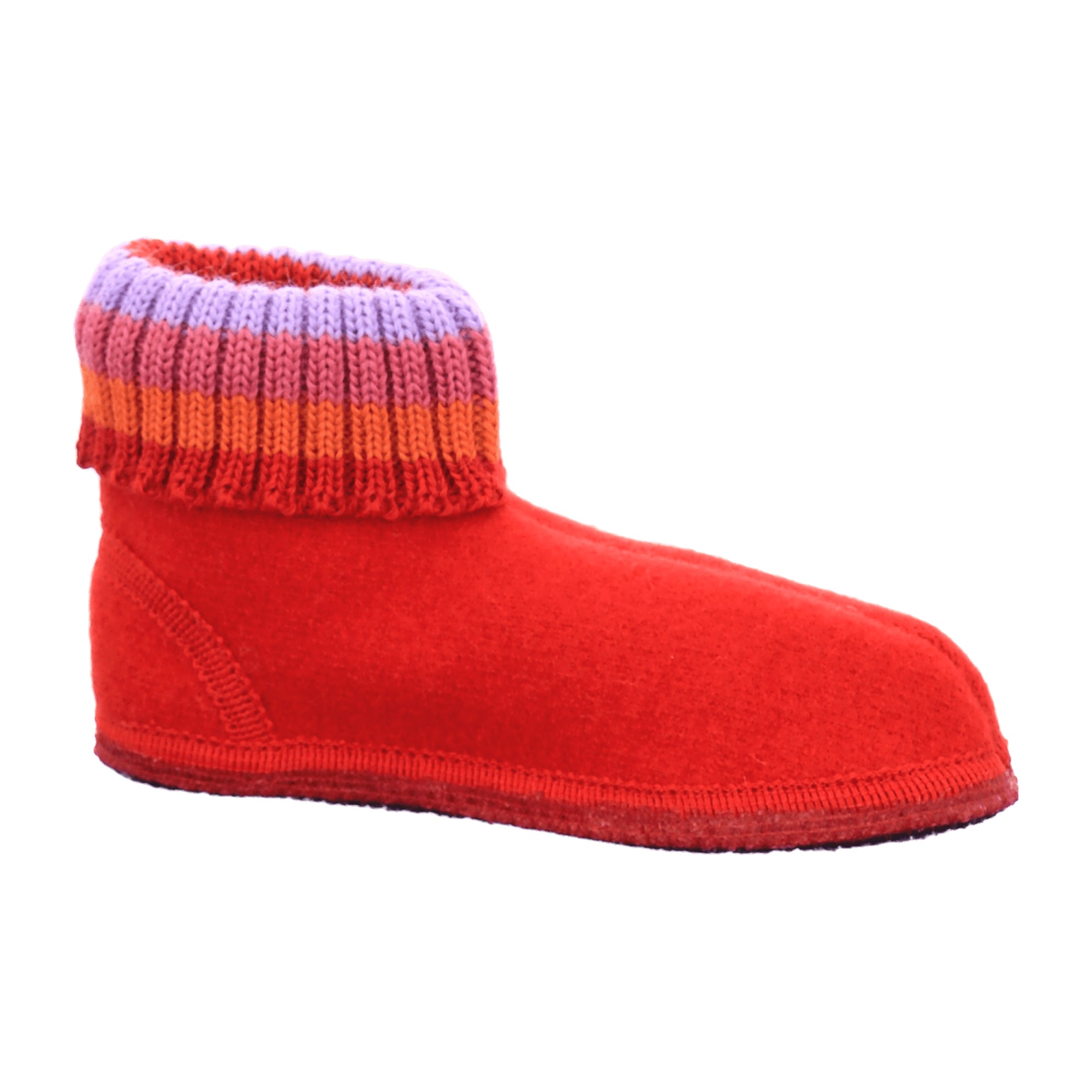 Haflinger Women's Red Slippers - Cozy & Stylish Indoor Footwear