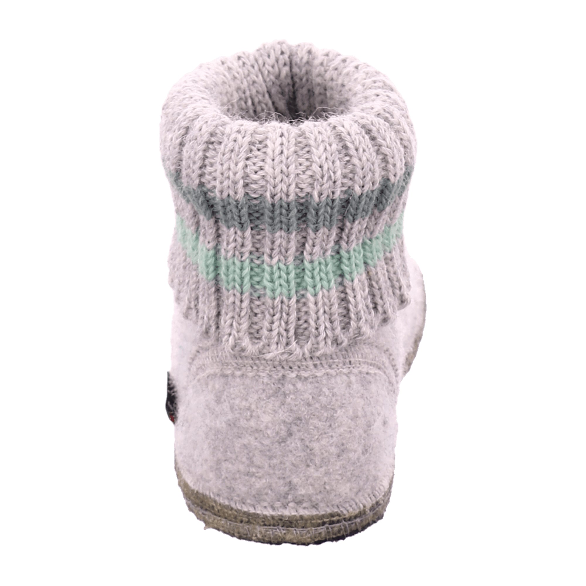 Haflinger Women's Slippers - Stylish & Durable Grey Wool Footwear