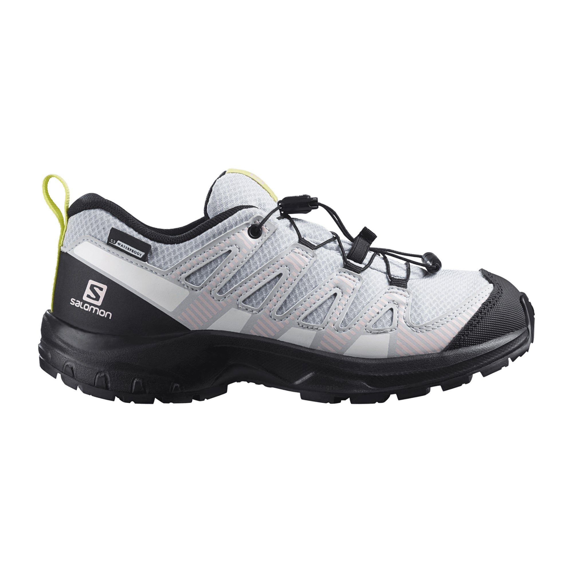 Salomon XA PRO V8 Climasalomon Waterproof (CSWP) for children, silver, shoes