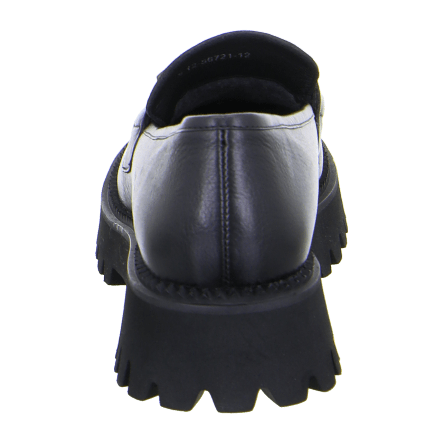 ARA AMSTERDAM A Women's Leather Loafers in Black with Leather Lining and Round Toe