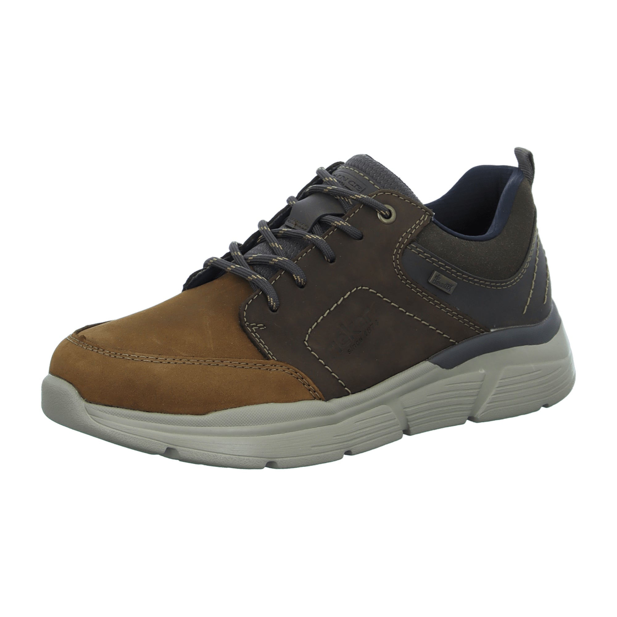 Rieker Brown Men's Casual Shoes with Water-Resistant and Breathable Membrane